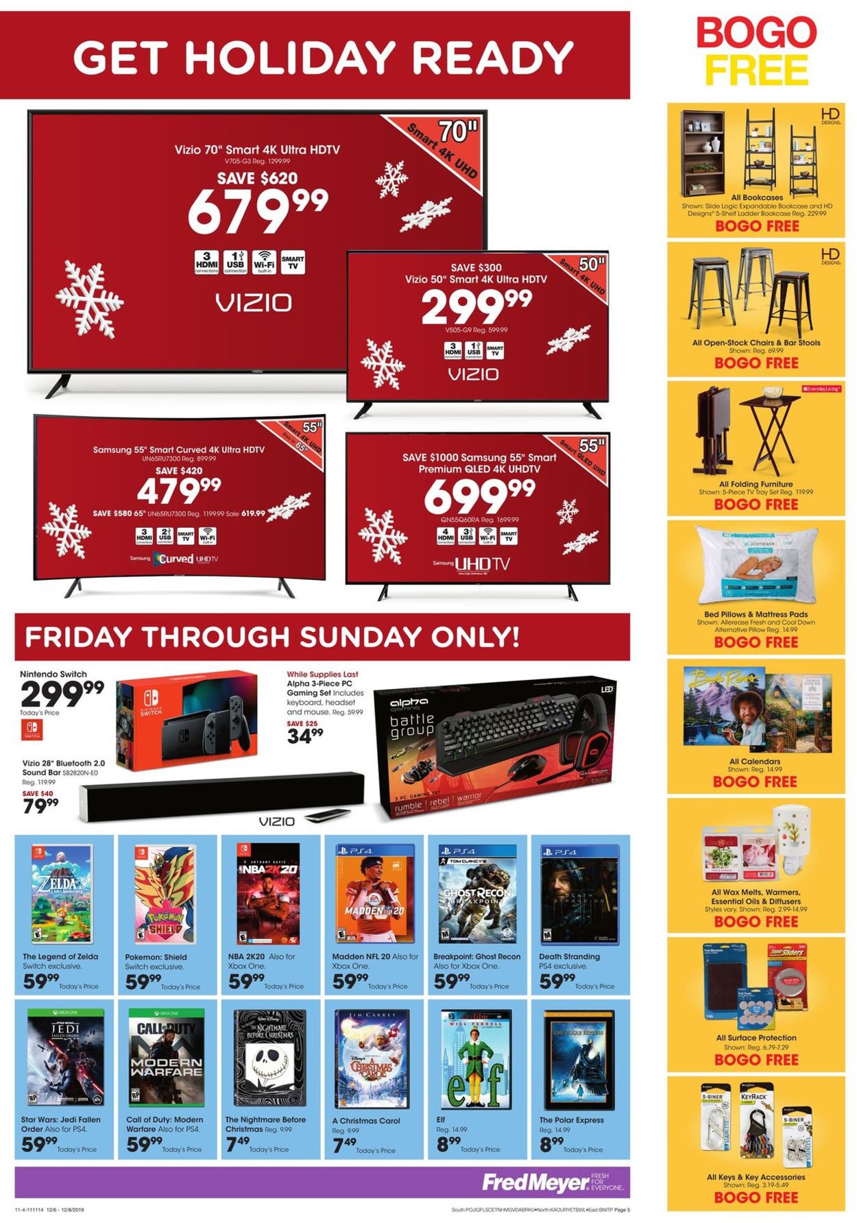 Catalogue Fred Meyer - Holiday Ad 2019 from 12/06/2019