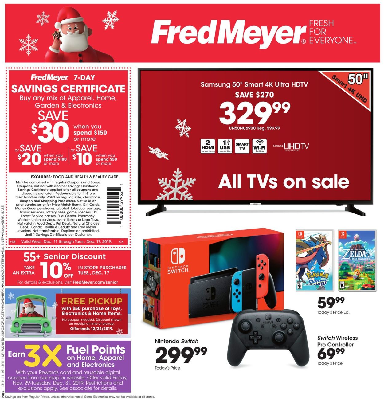 Fred Meyer Christmas Ad 2019 Current weekly ad 12/11 12/17/2019