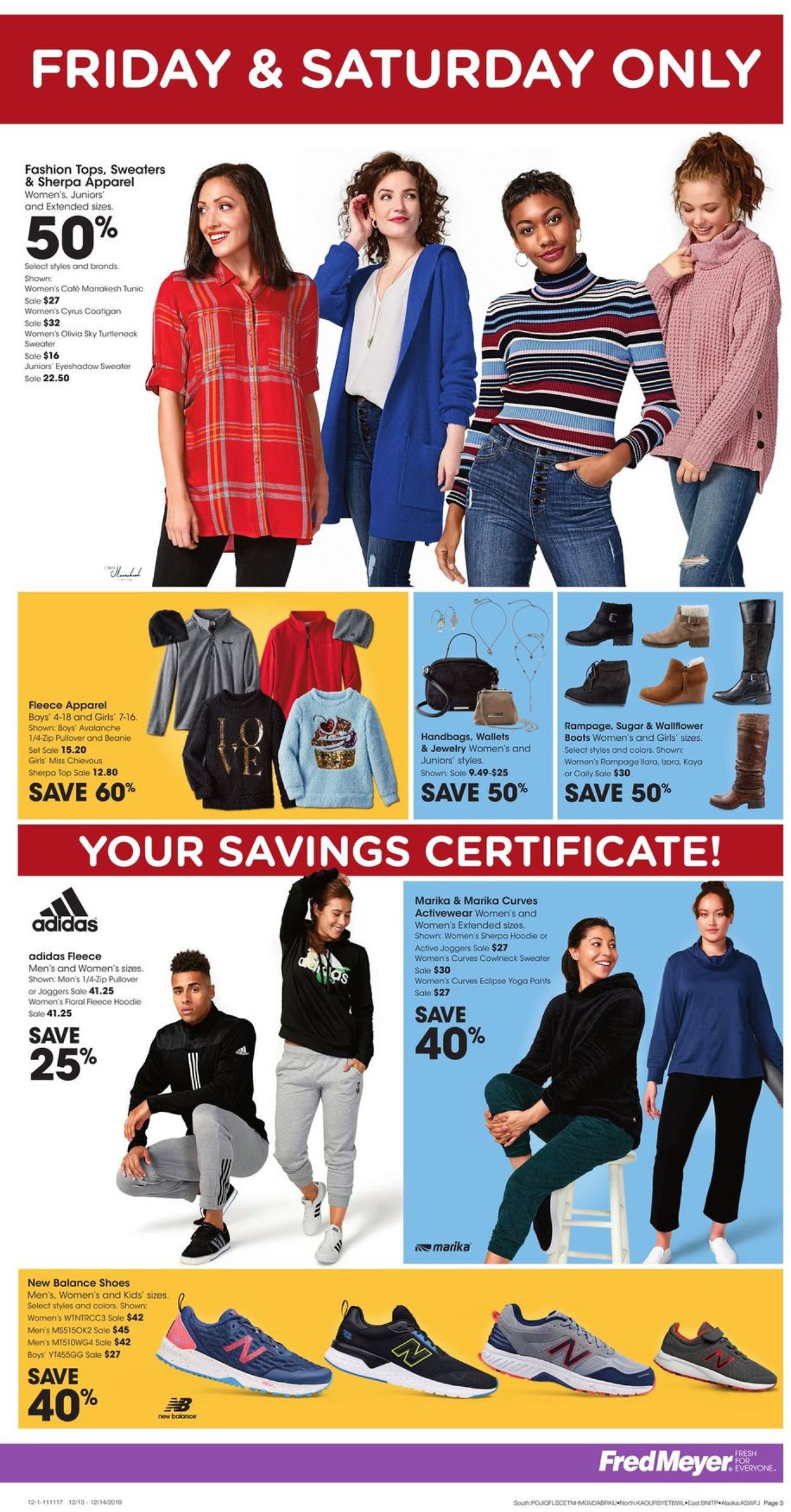 Catalogue Fred Meyer - Holiday Ad 2019 from 12/13/2019