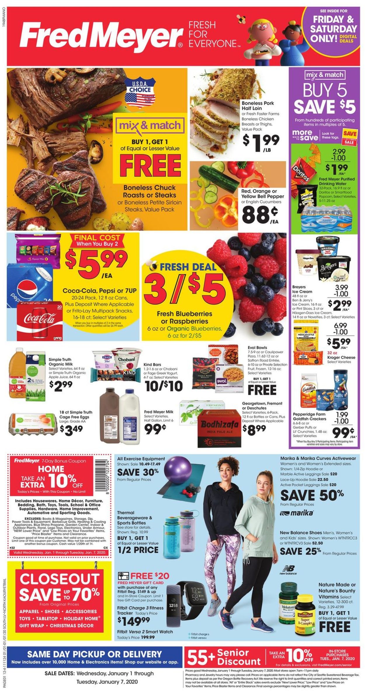 Fred Meyer Current weekly ad 01/01 01/07/2020