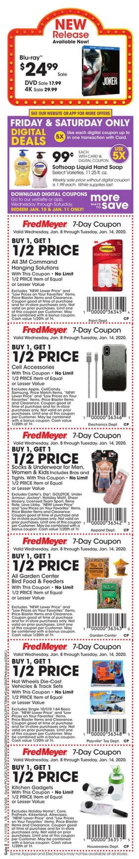 Catalogue Fred Meyer from 01/08/2020