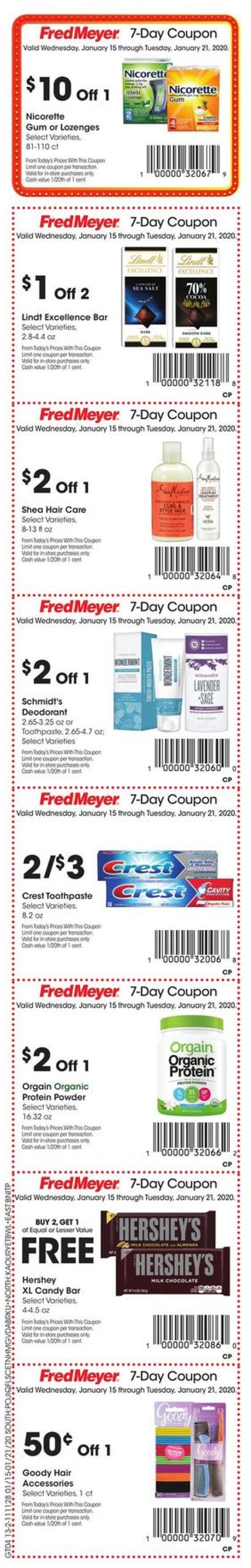 Catalogue Fred Meyer from 01/15/2020