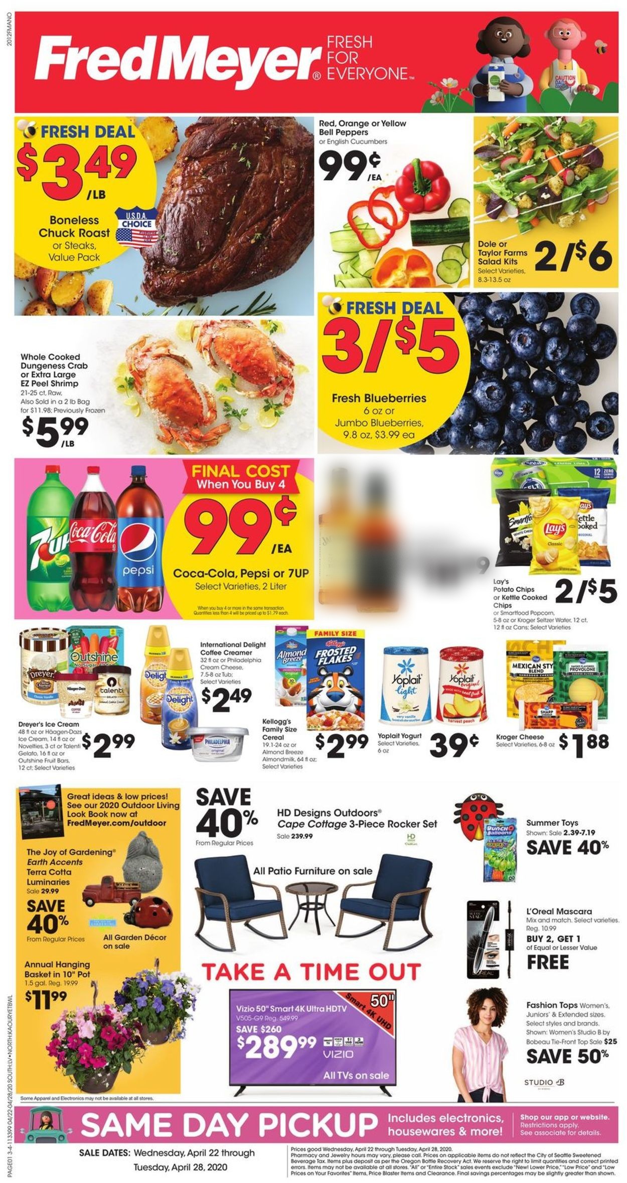 Fred Meyer Current weekly ad 04/22 04/28/2020