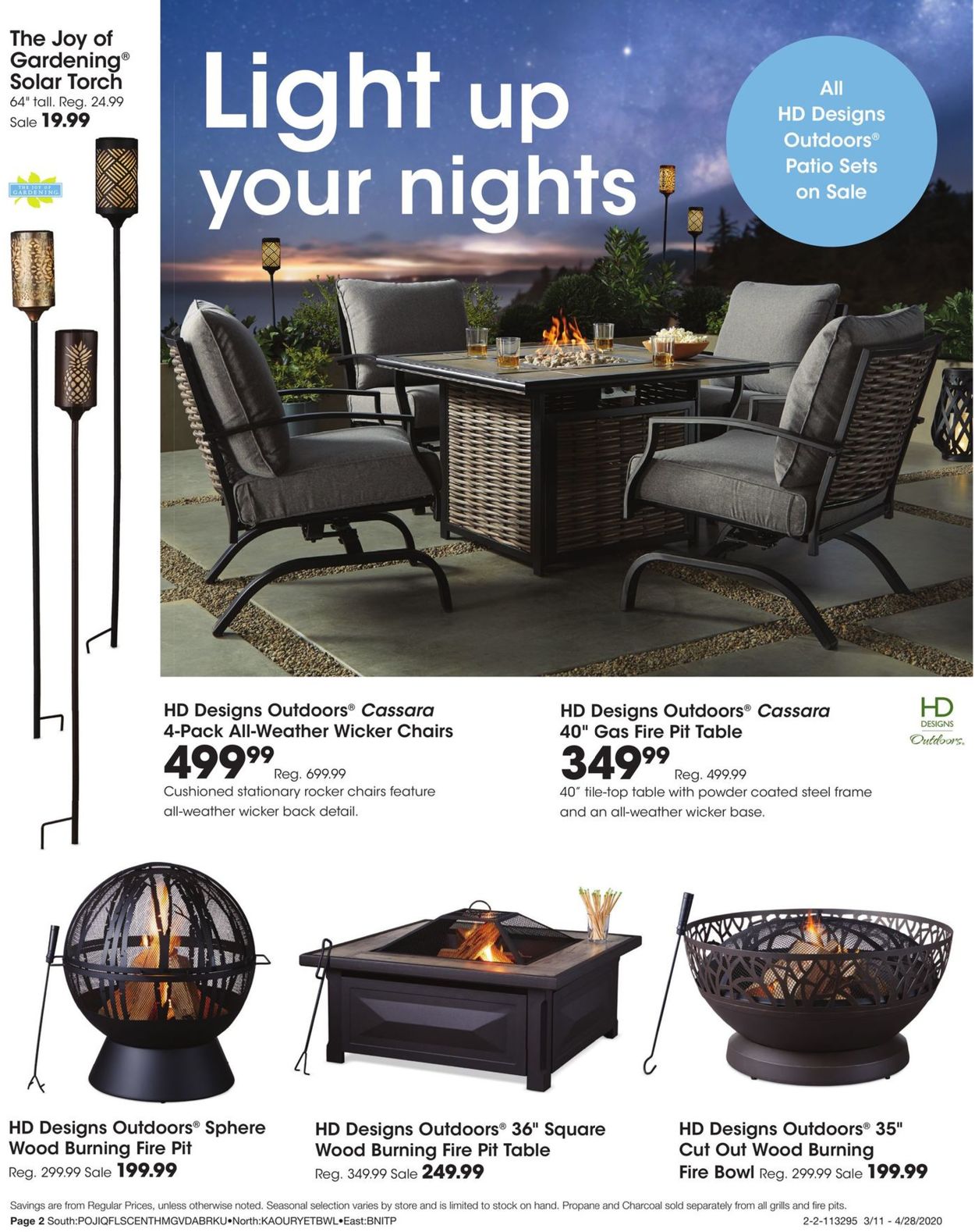 Fred Meyer Cur Weekly Ad 03 11 04, Fred Meyer Gas Fire Pit