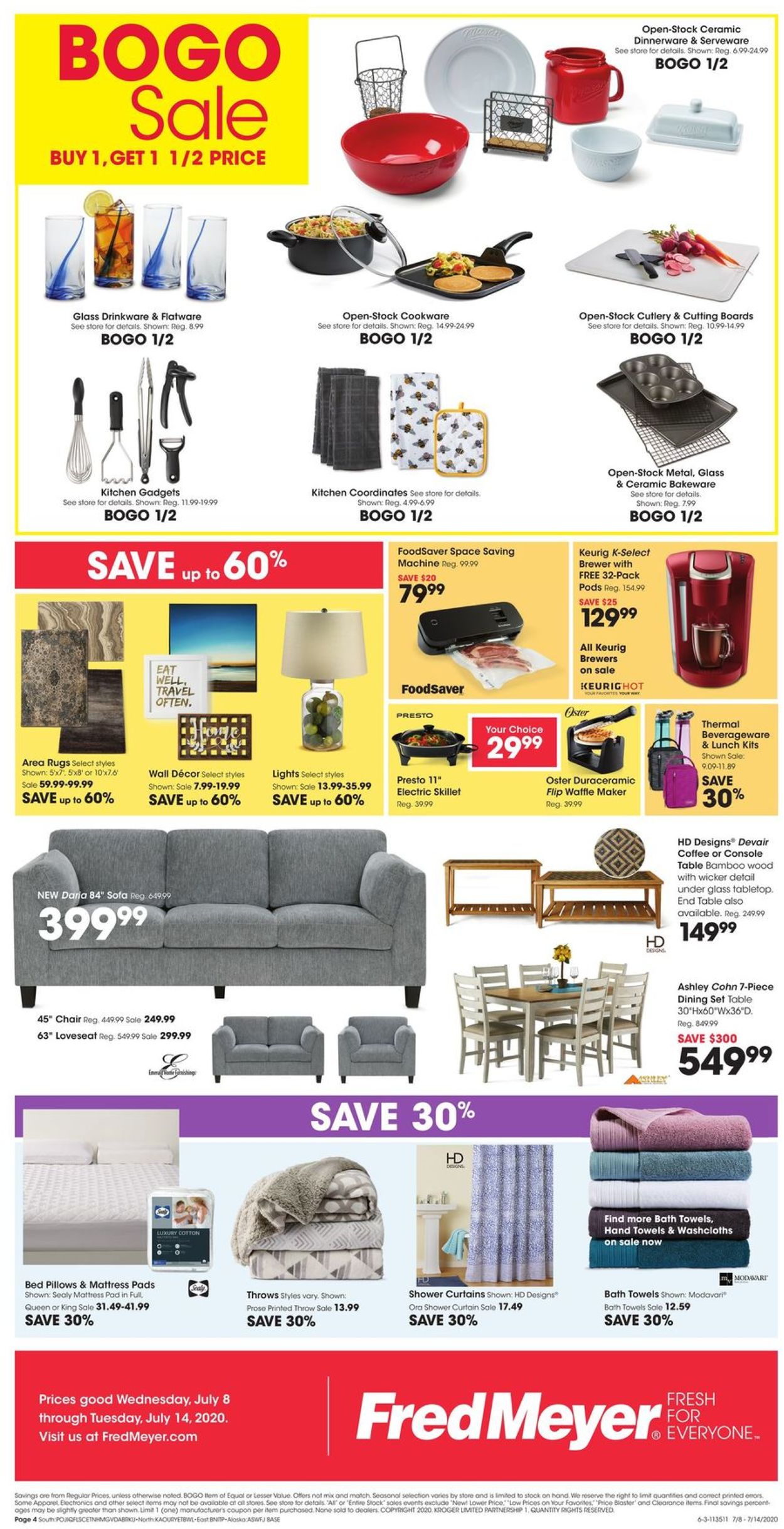 Catalogue Fred Meyer from 07/08/2020