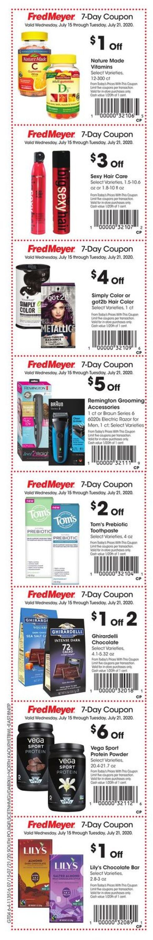 Catalogue Fred Meyer from 07/15/2020