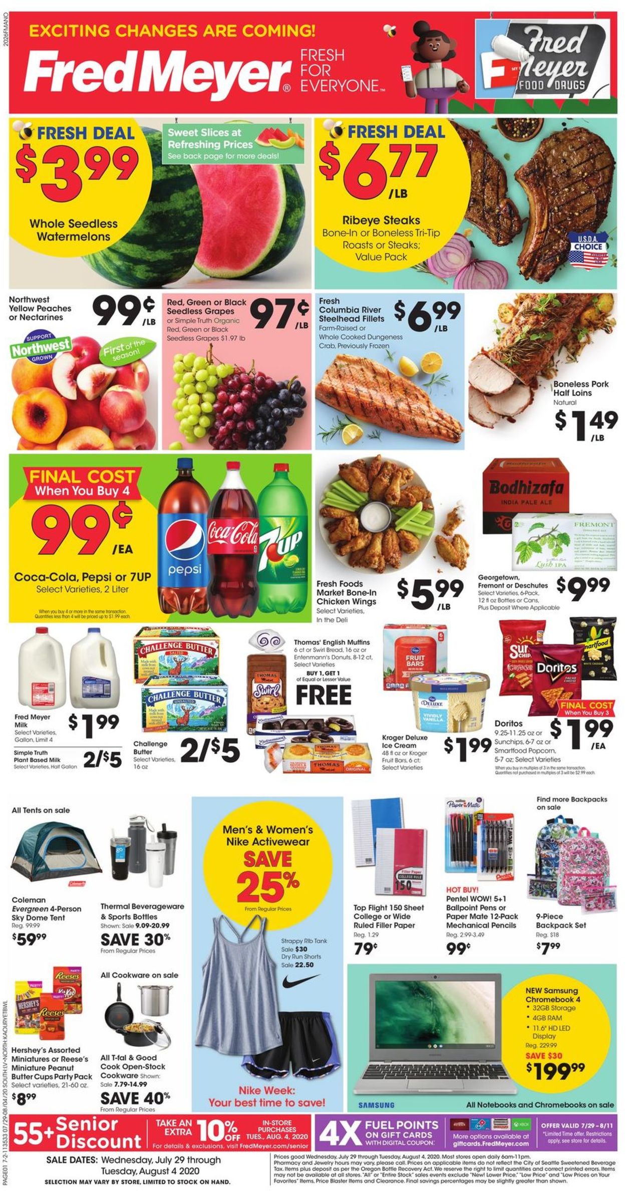 Catalogue Fred Meyer from 07/29/2020