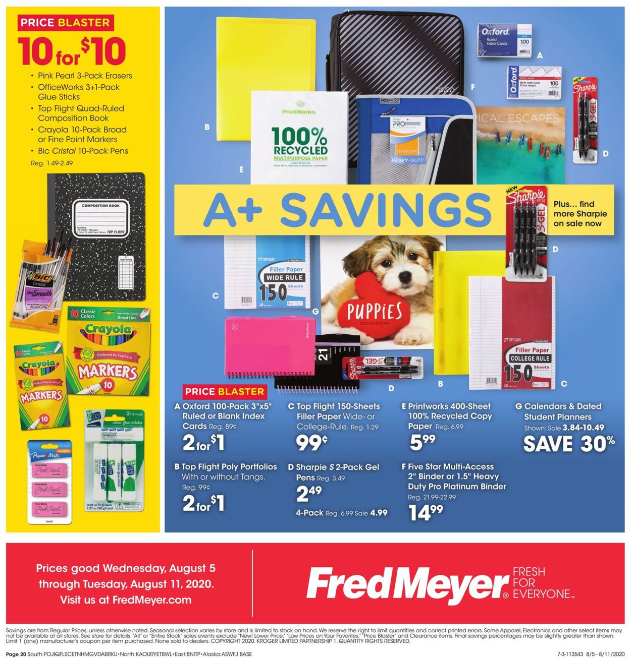 Catalogue Fred Meyer from 08/05/2020