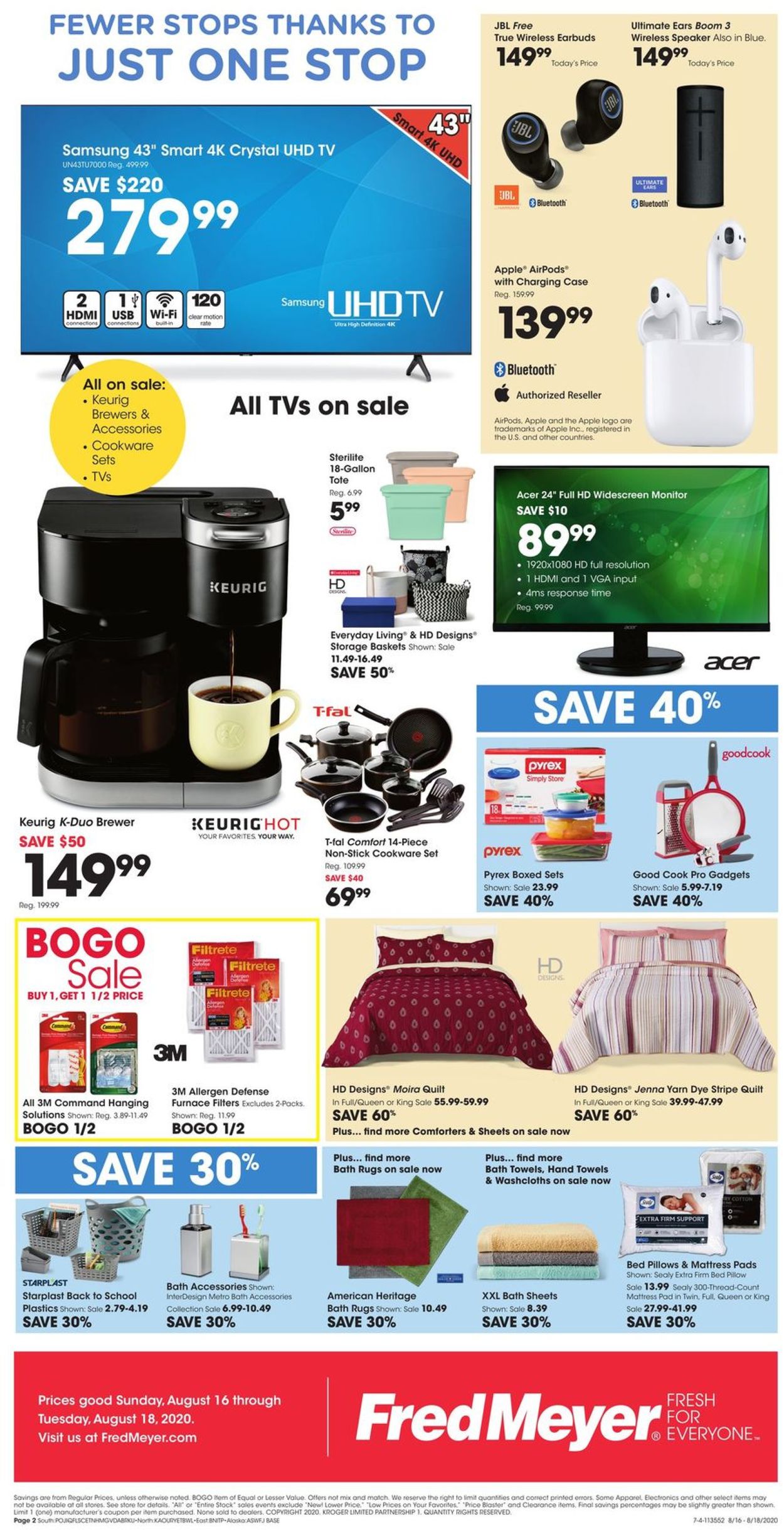 Catalogue Fred Meyer from 08/16/2020