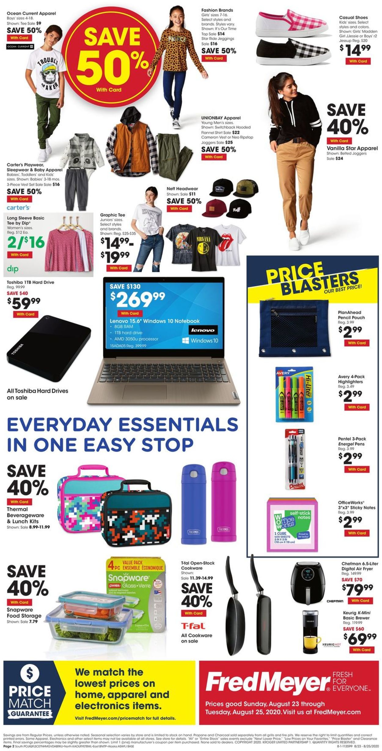 Catalogue Fred Meyer from 08/23/2020