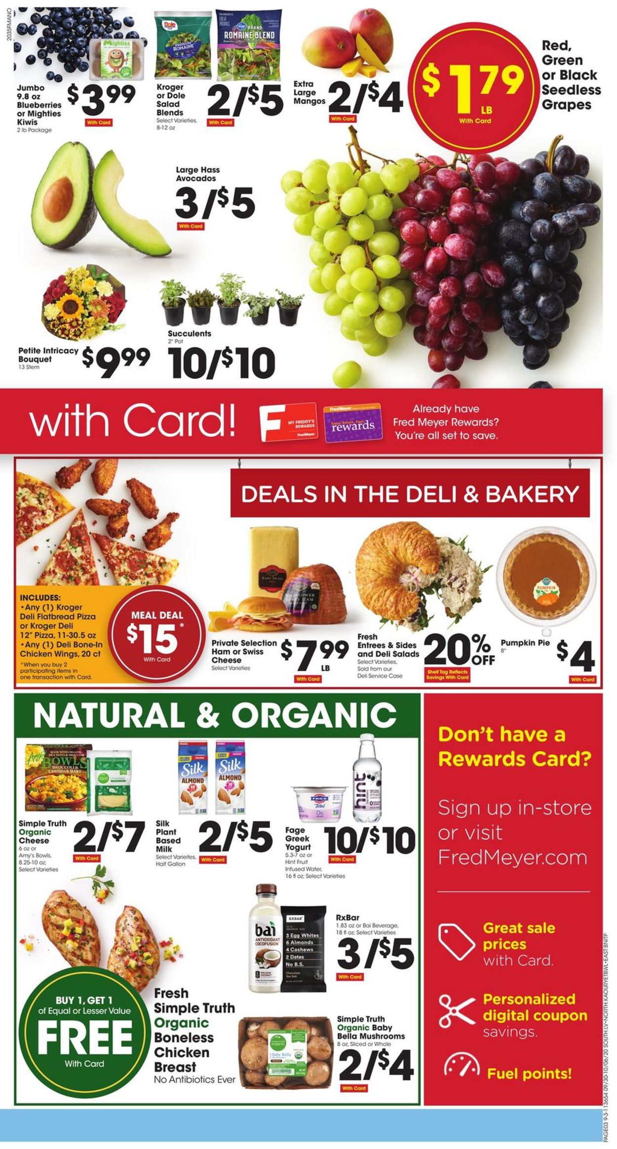Catalogue Fred Meyer from 09/30/2020