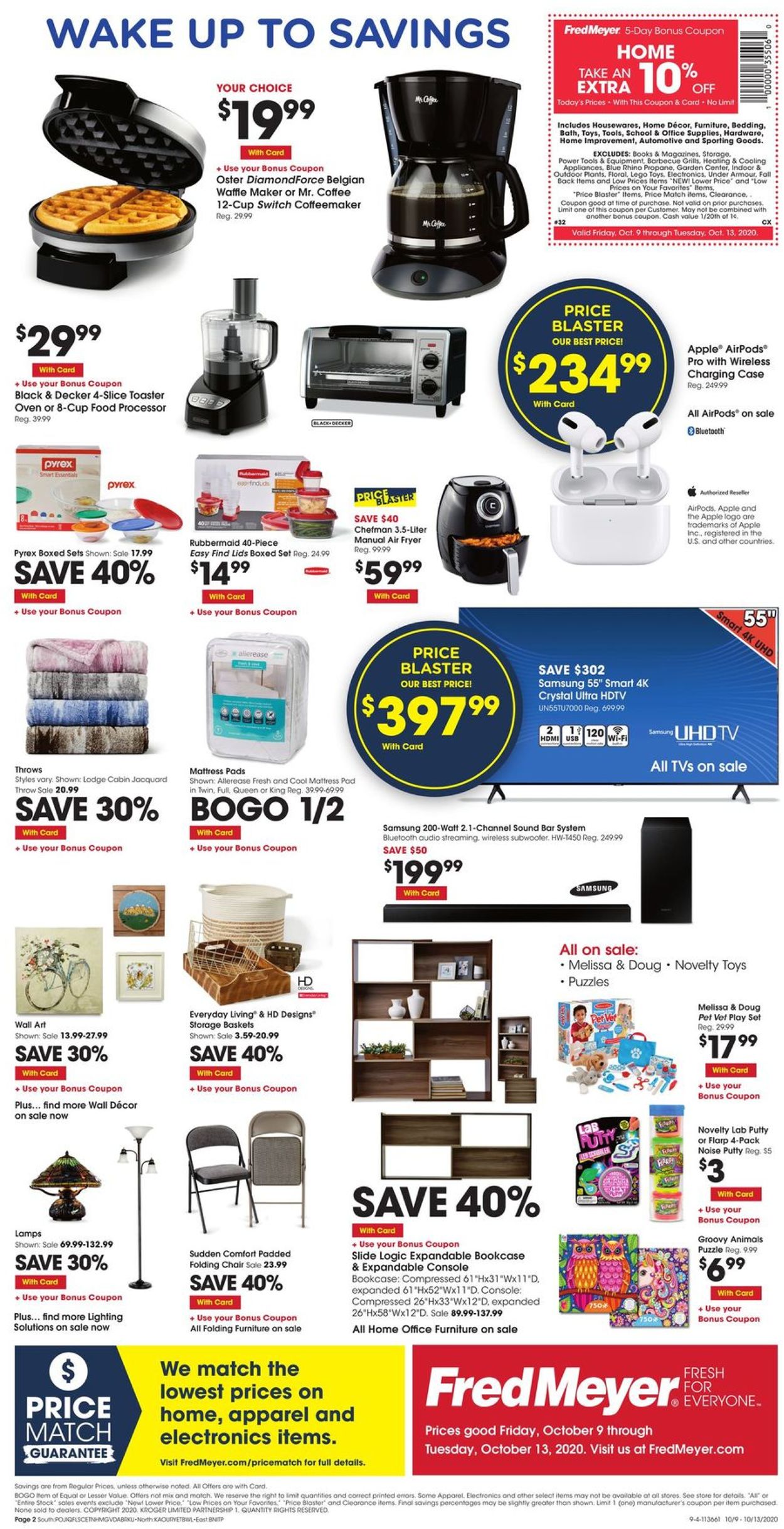 Catalogue Fred Meyer from 10/09/2020