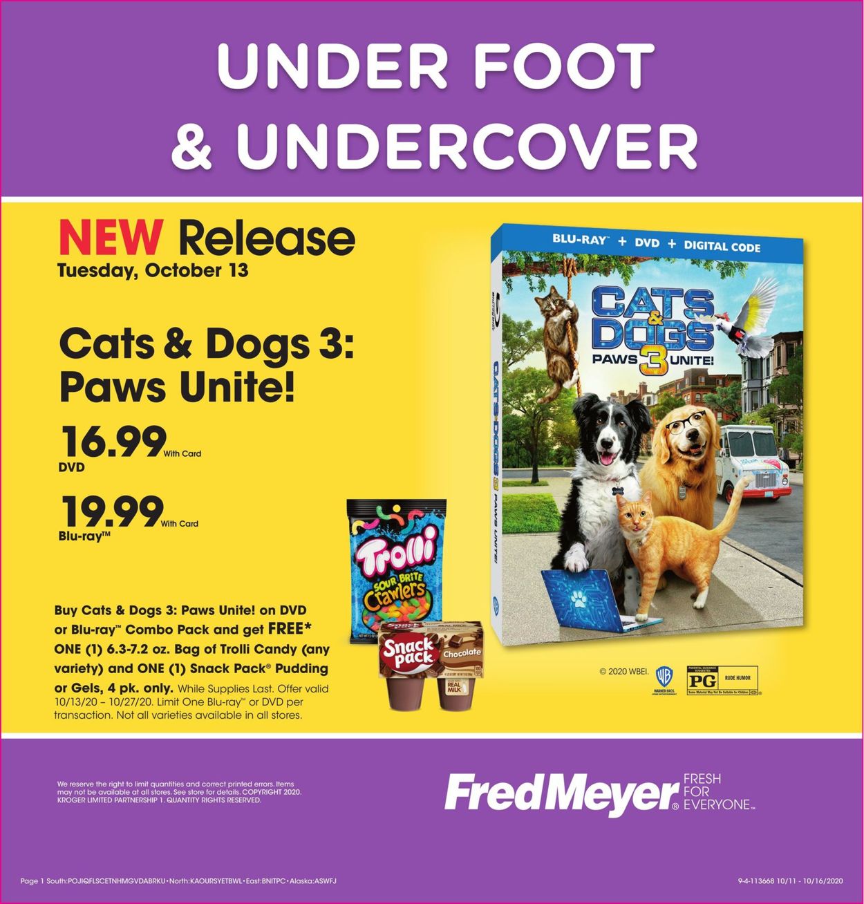 Catalogue Fred Meyer from 10/11/2020
