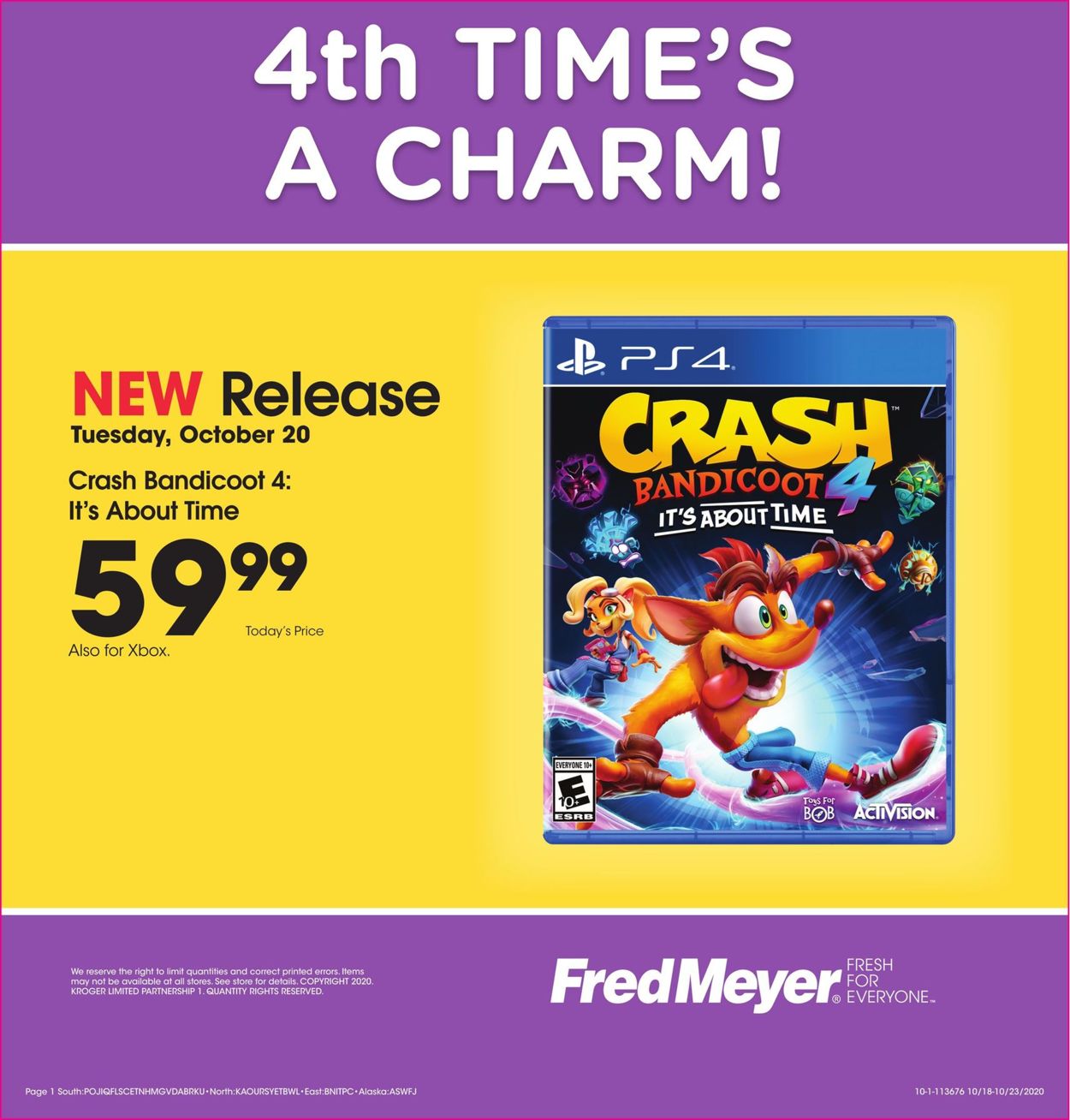 Catalogue Fred Meyer from 10/18/2020