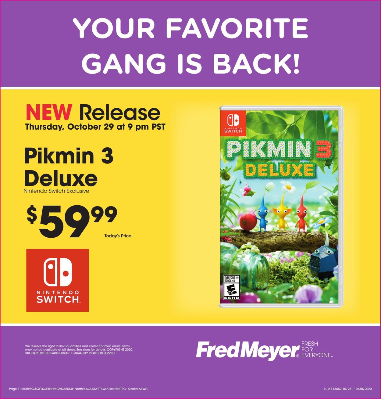 Catalogue Fred Meyer from 10/25/2020