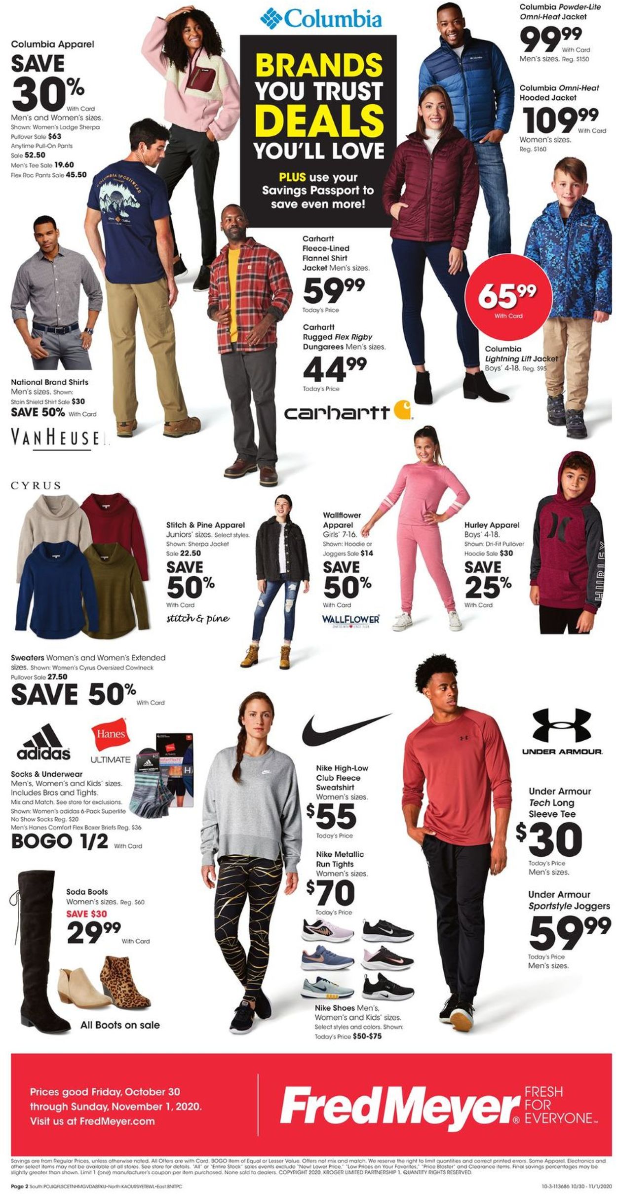 Catalogue Fred Meyer from 10/30/2020