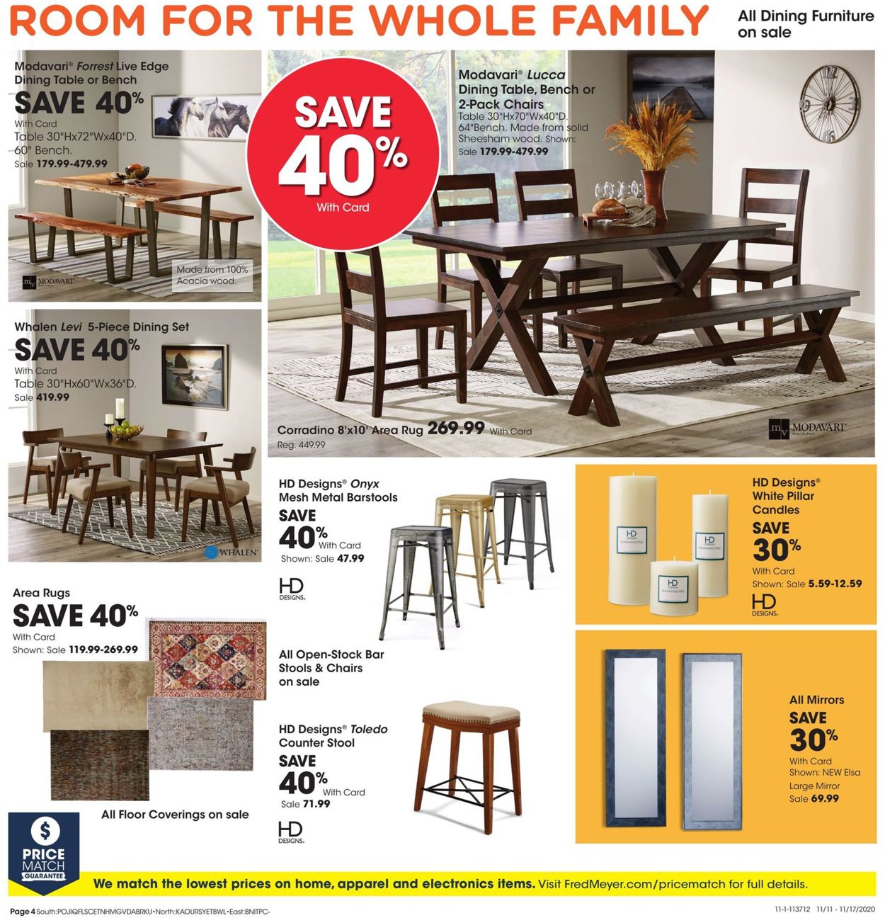 Fred Meyer Cur Weekly Ad 11, Fred Meyer Bar Stools