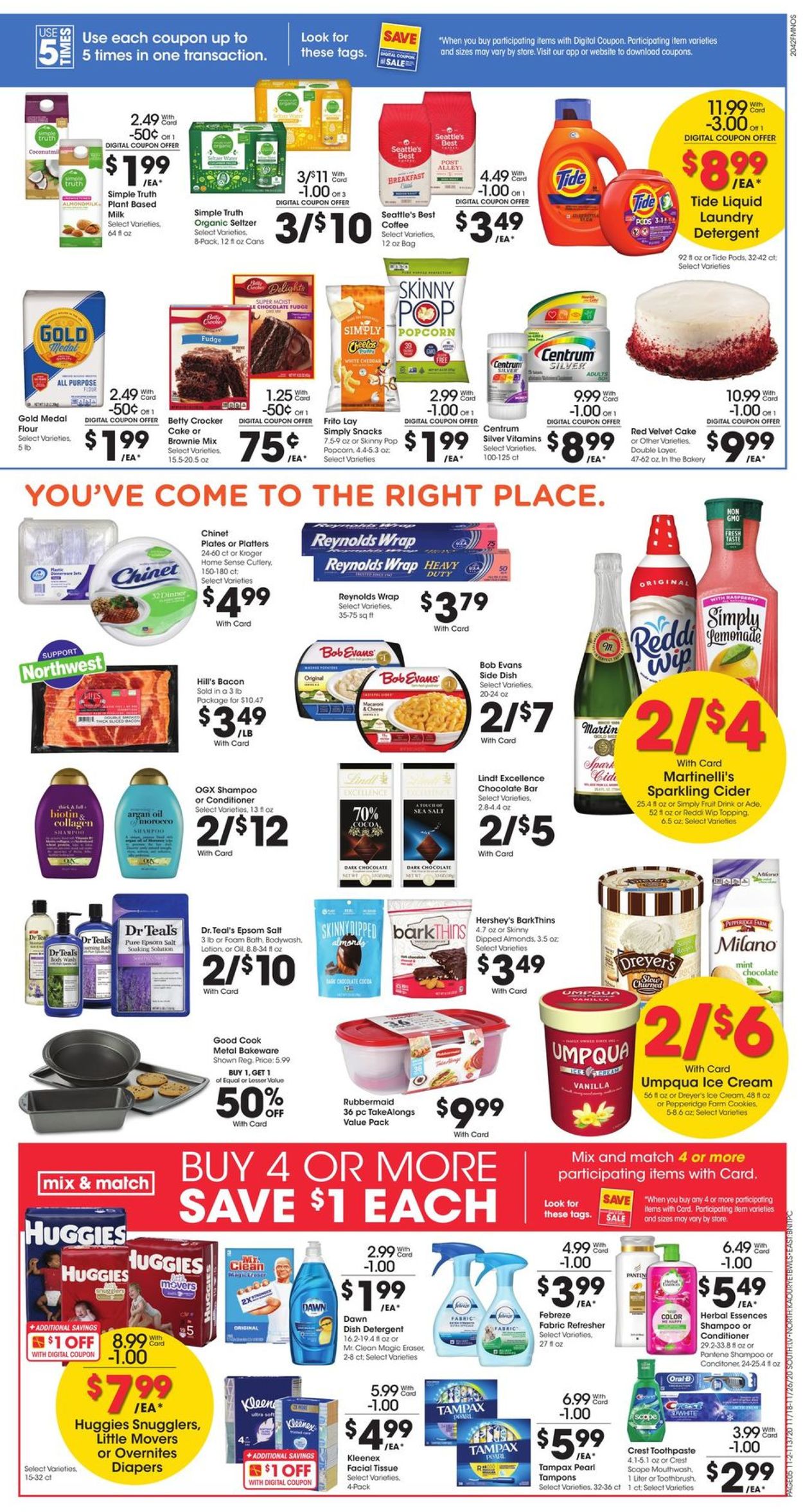 Catalogue Fred Meyer Thanksgiving ad 2020 from 11/18/2020