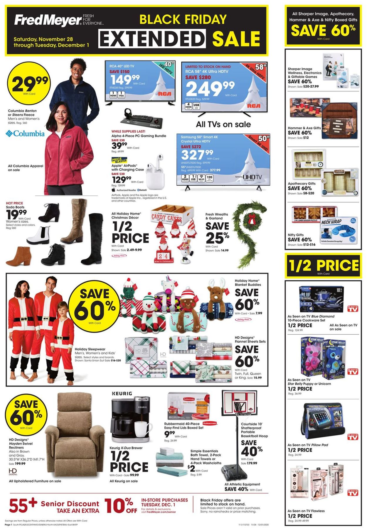 Catalogue Fred Meyer Black Friday 2020 from 11/28/2020