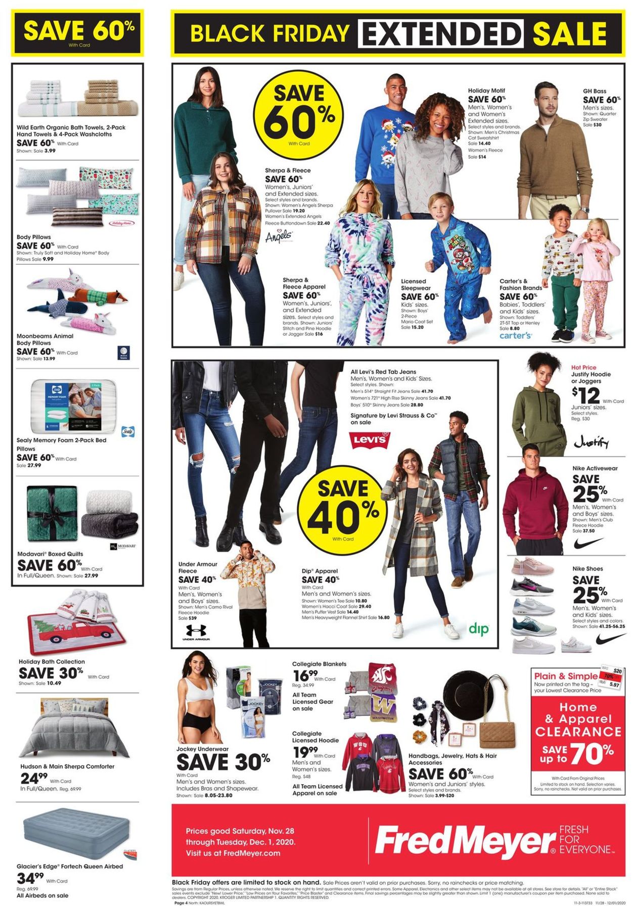 Catalogue Fred Meyer Black Friday 2020 from 11/28/2020
