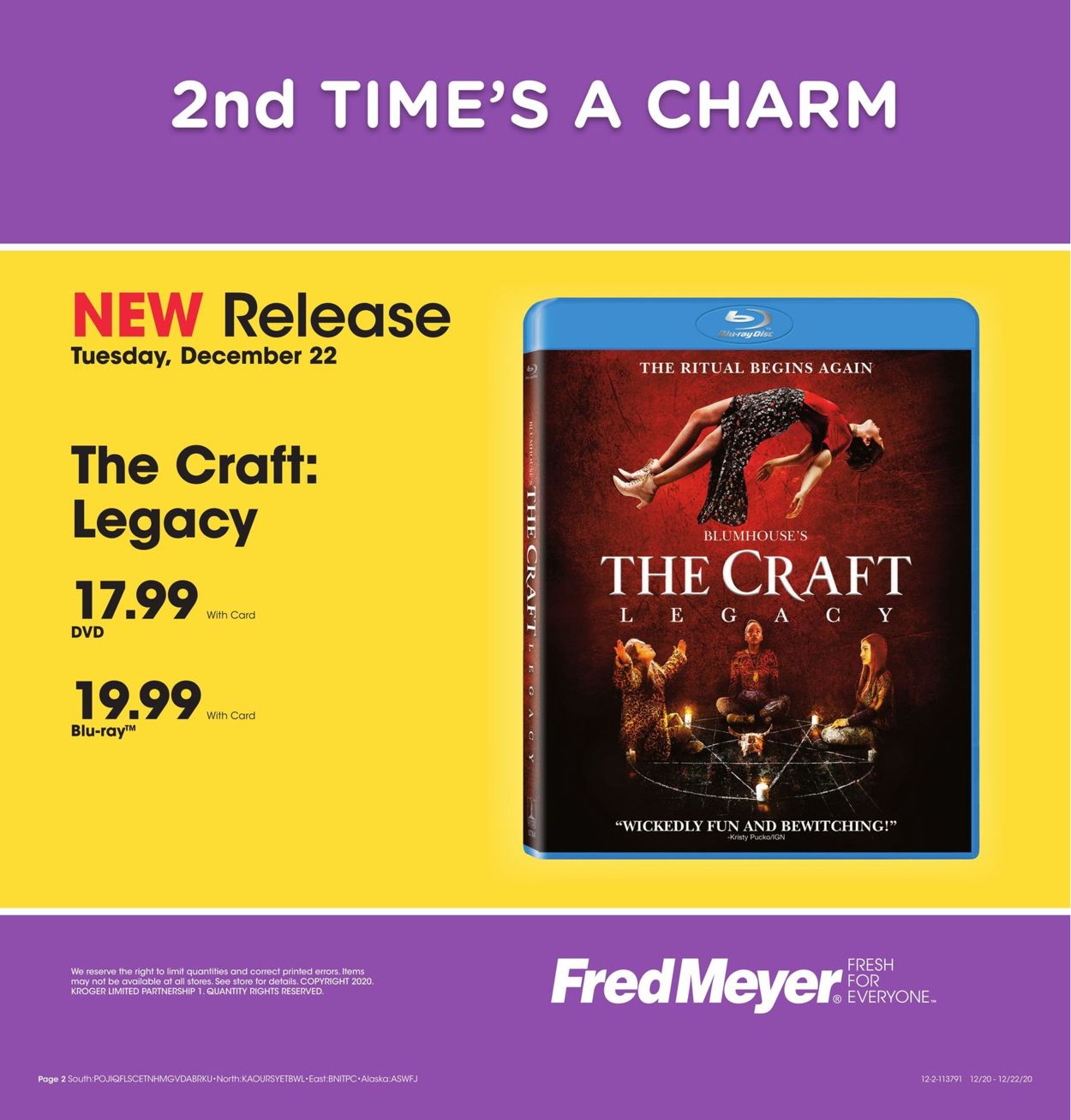Catalogue Fred Meyer from 12/22/2020