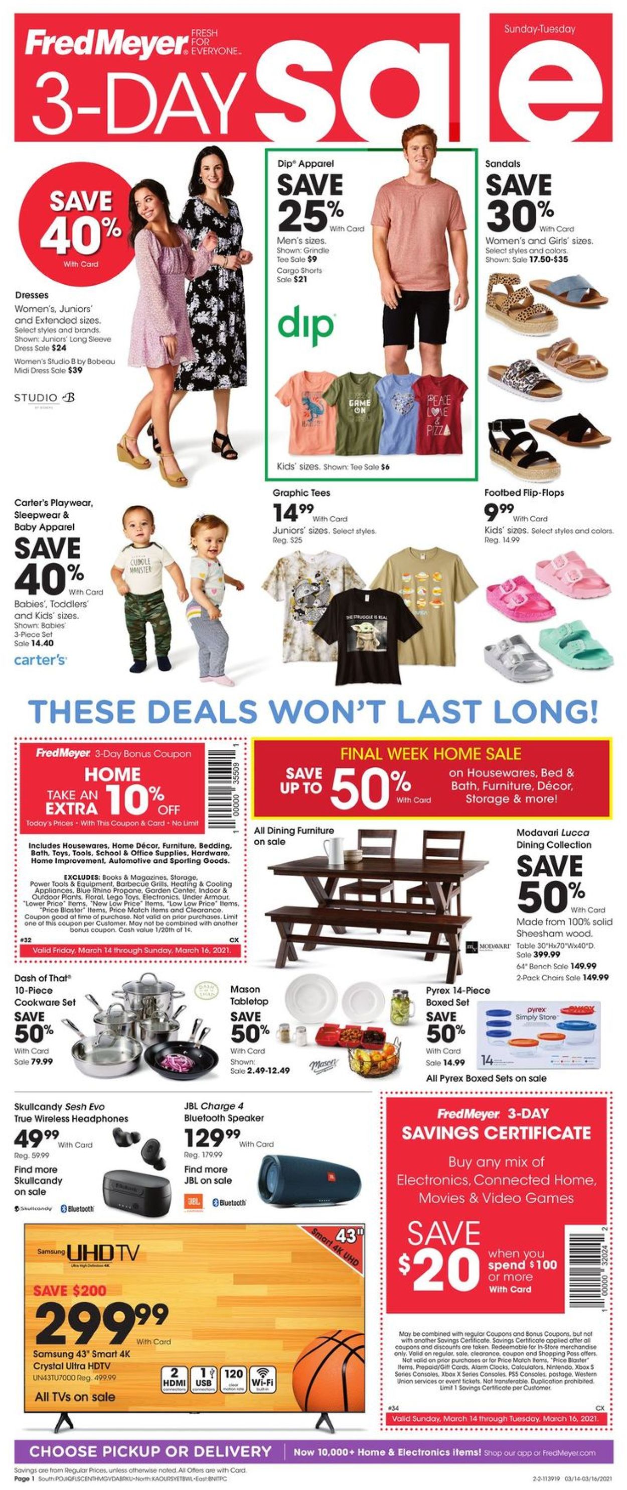 Catalogue Fred Meyer from 03/14/2021