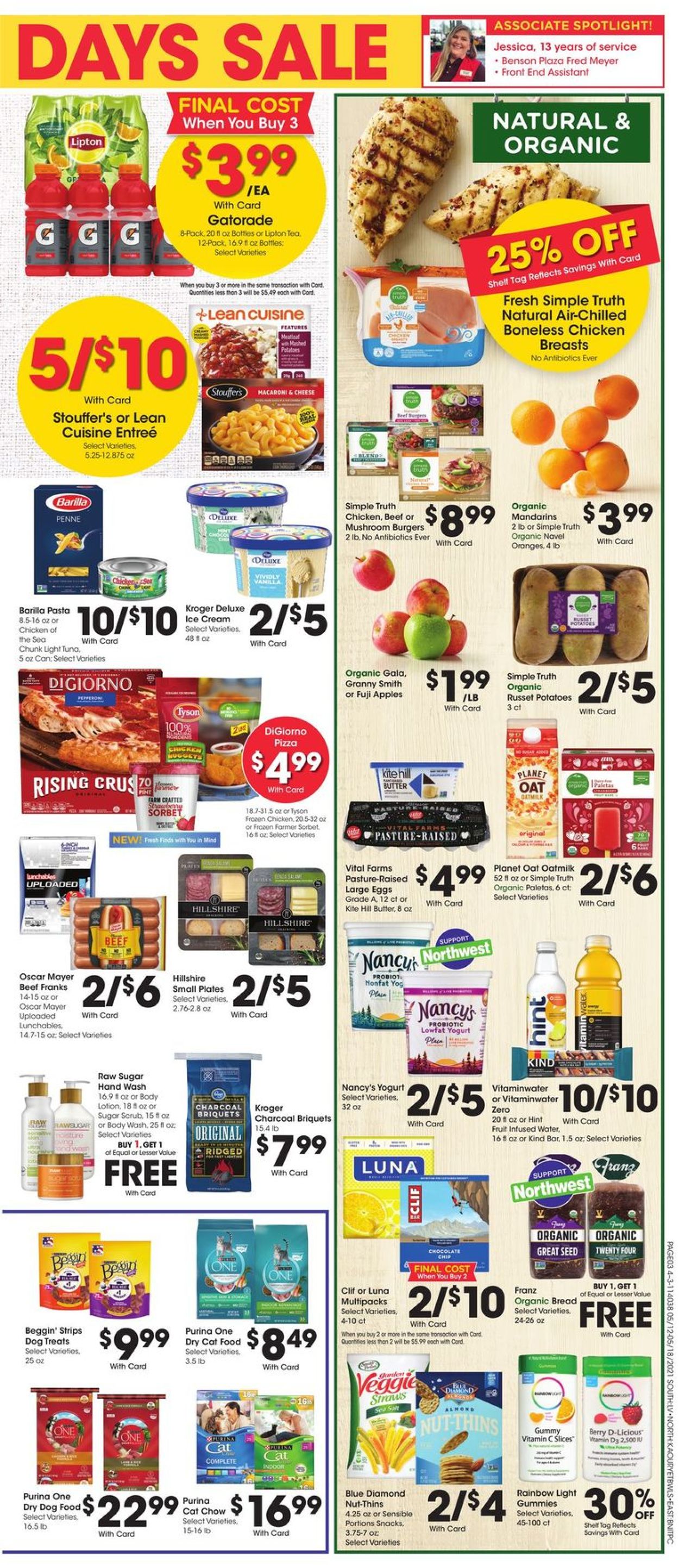 Catalogue Fred Meyer from 05/12/2021