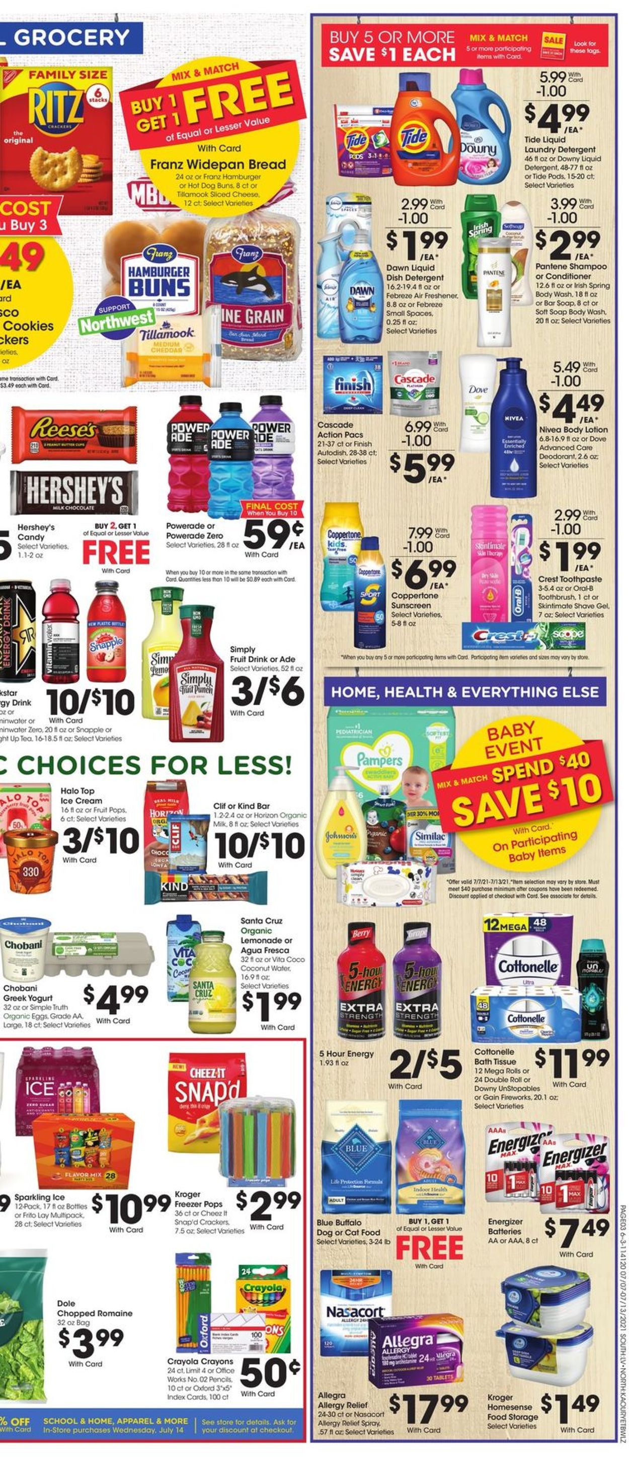 Catalogue Fred Meyer from 07/07/2021