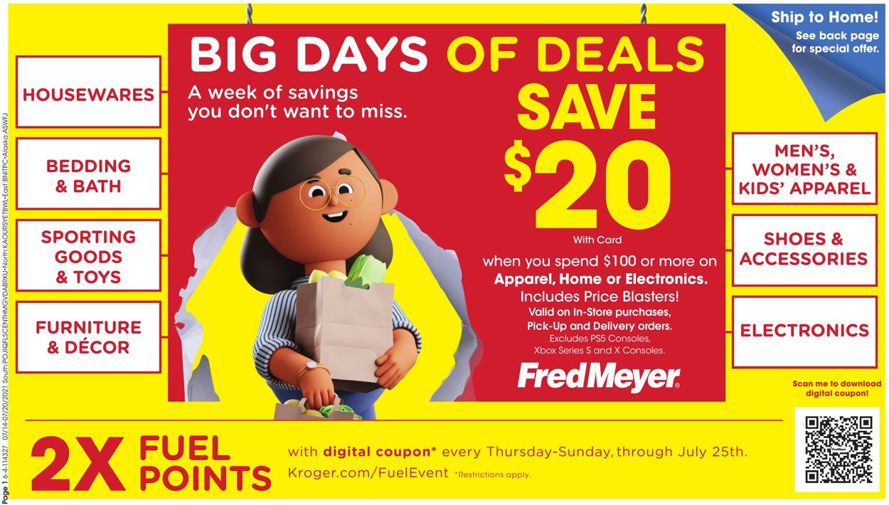 Catalogue Fred Meyer from 07/14/2021