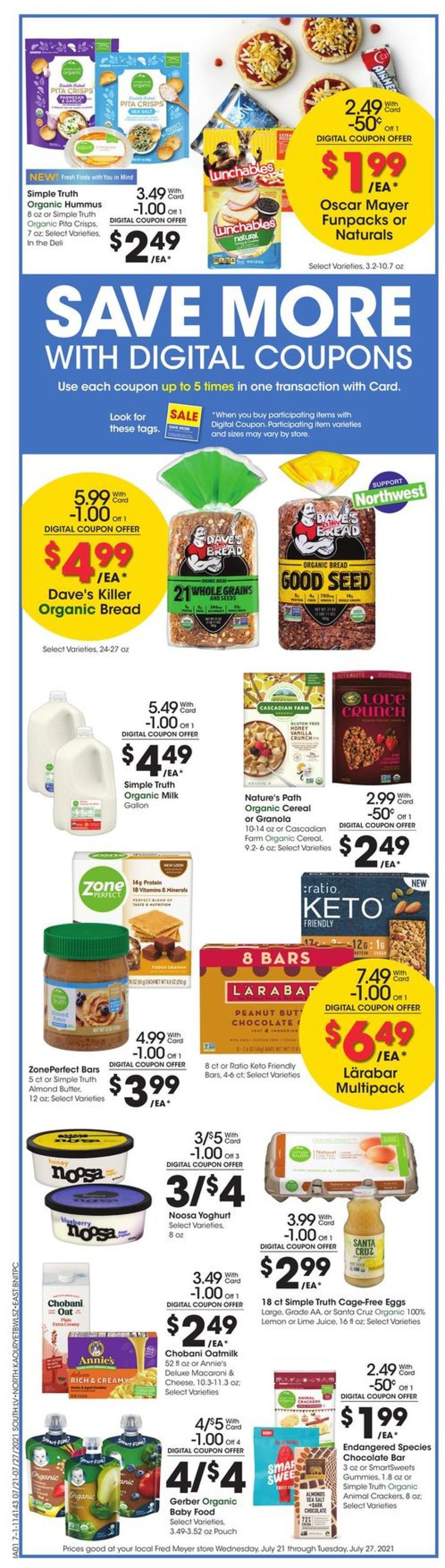 Catalogue Fred Meyer from 07/21/2021