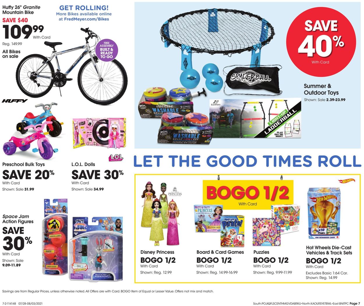 Catalogue Fred Meyer from 07/28/2021