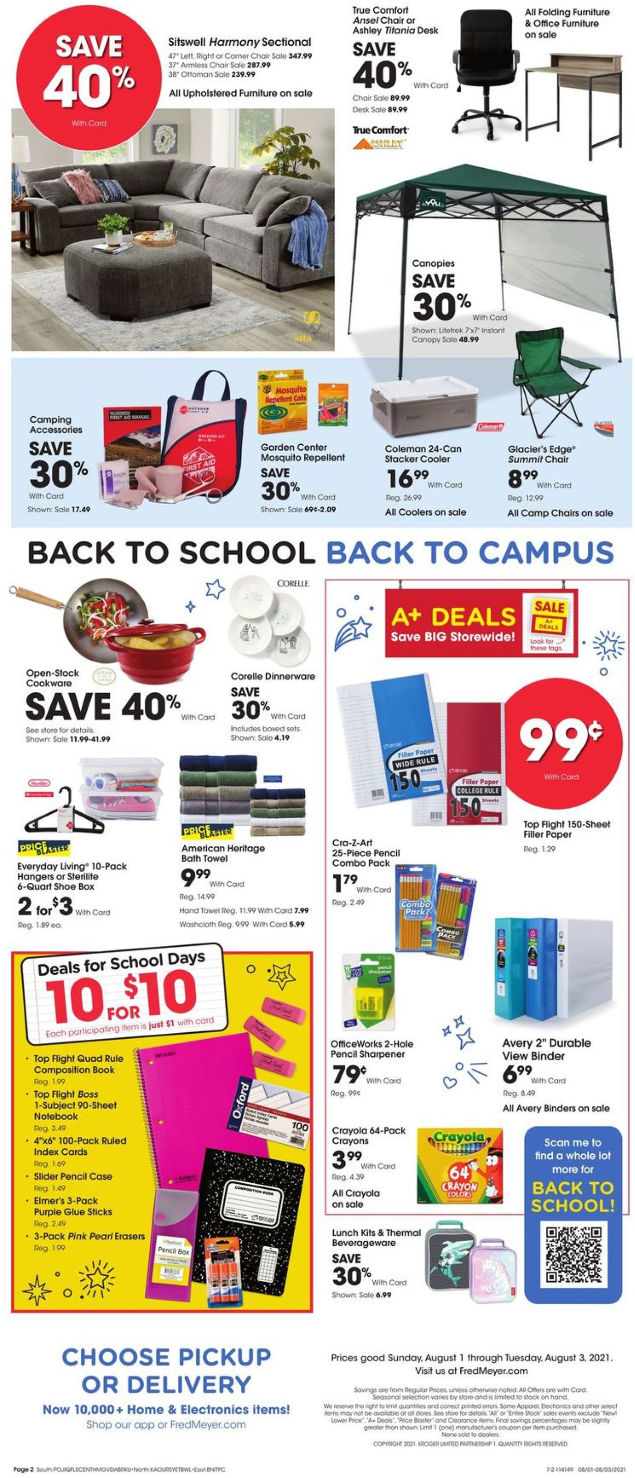 Catalogue Fred Meyer from 08/01/2021