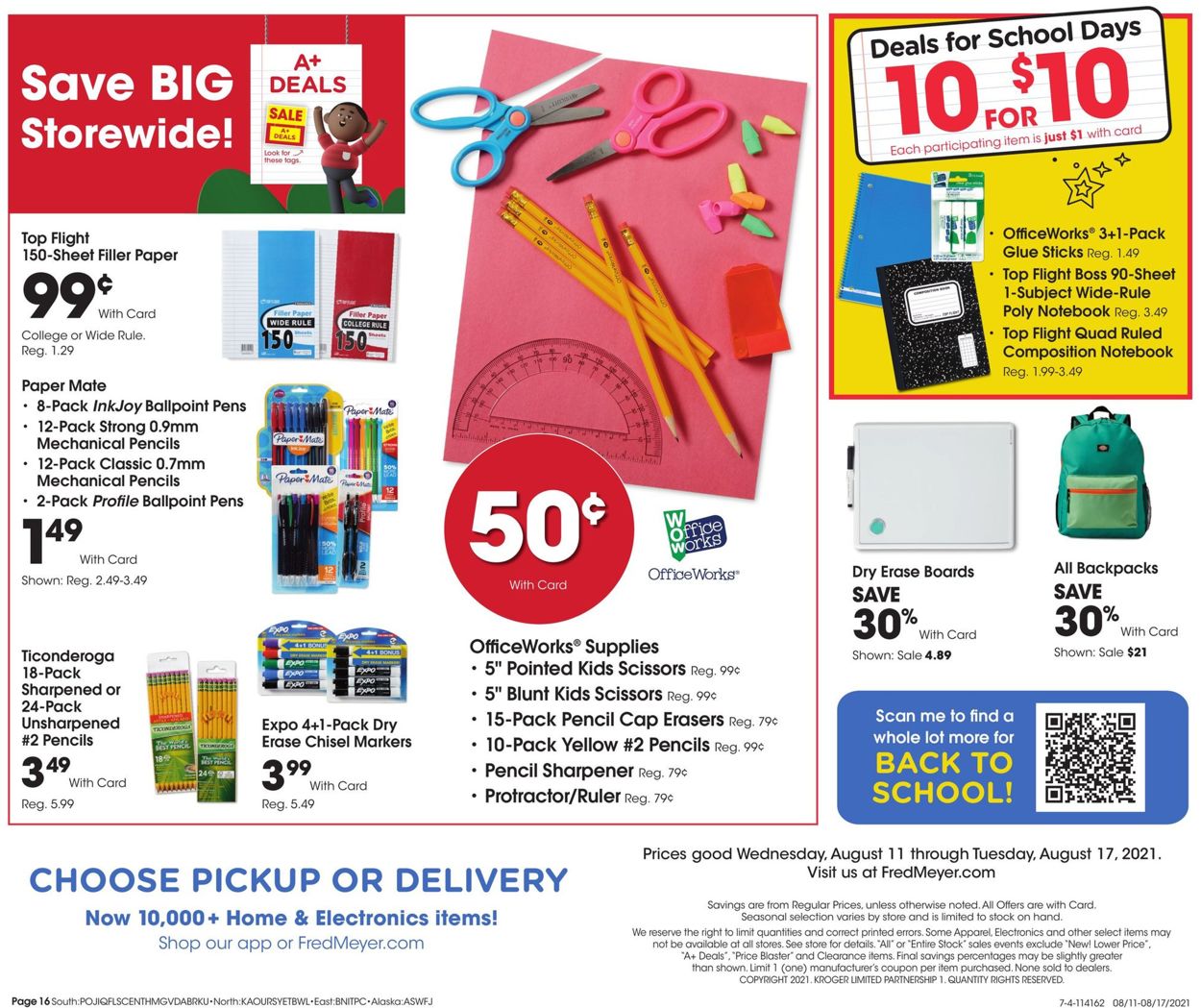 Catalogue Fred Meyer from 08/11/2021