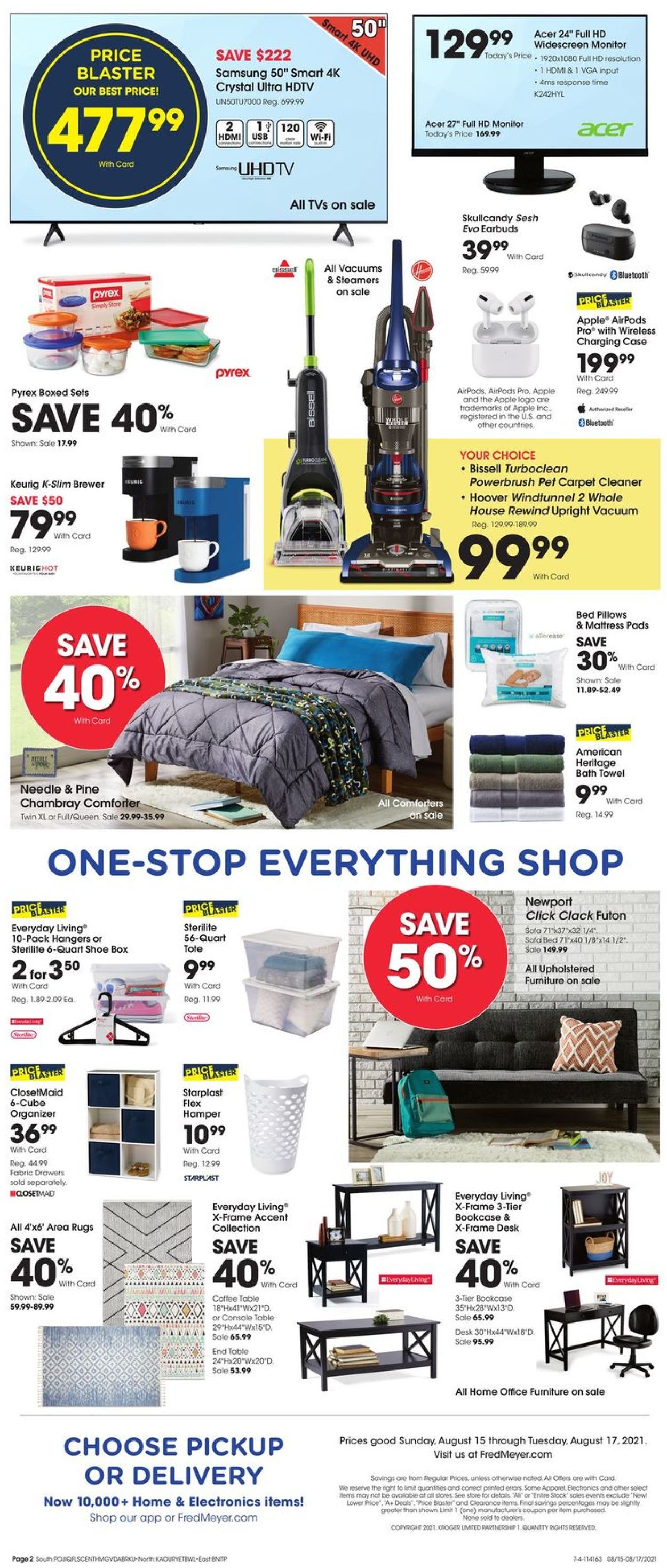 Catalogue Fred Meyer from 08/15/2021