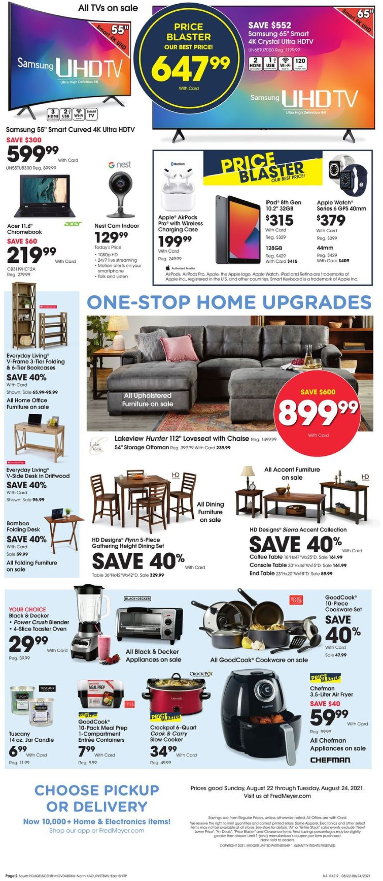 Catalogue Fred Meyer from 08/22/2021