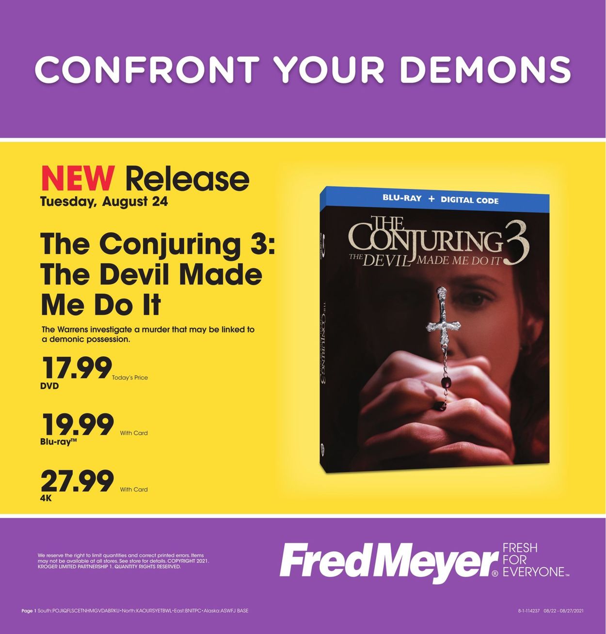 Catalogue Fred Meyer from 08/22/2021