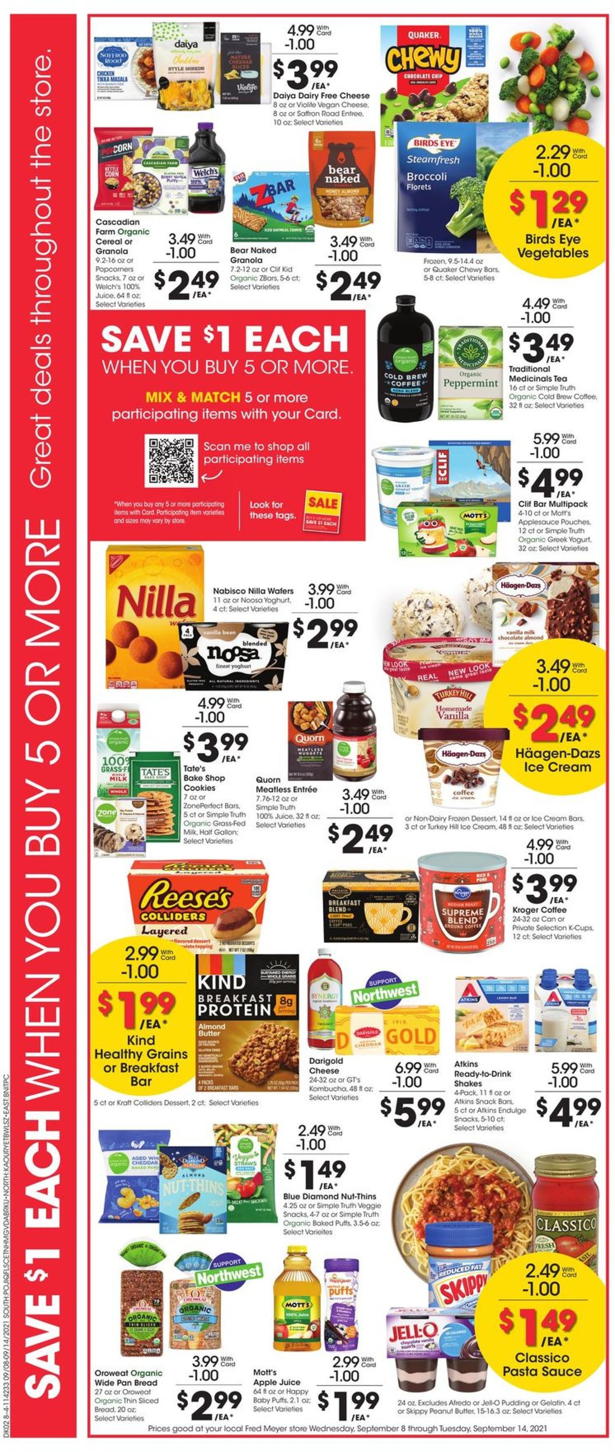 Catalogue Fred Meyer from 09/08/2021