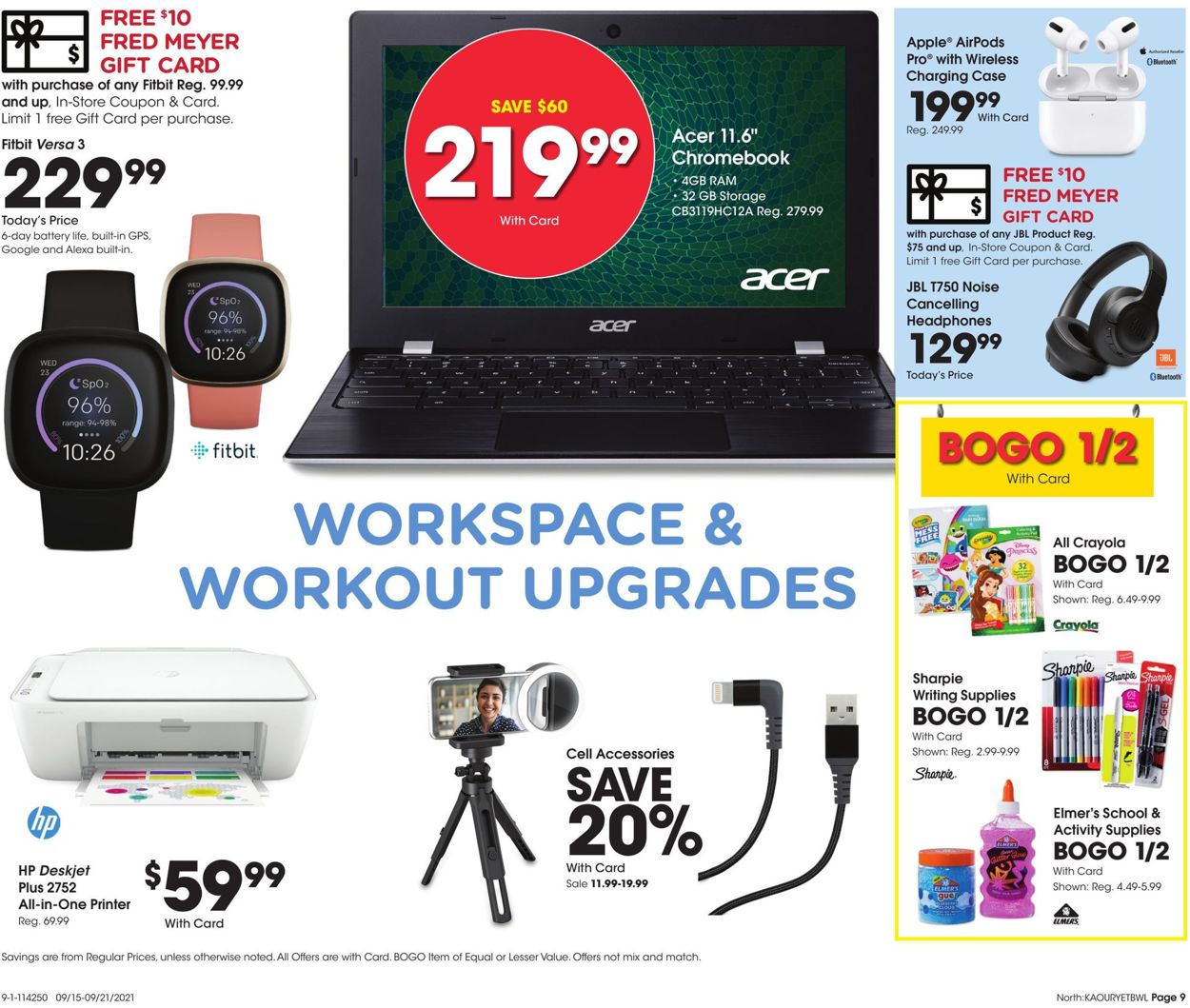 Catalogue Fred Meyer from 09/15/2021