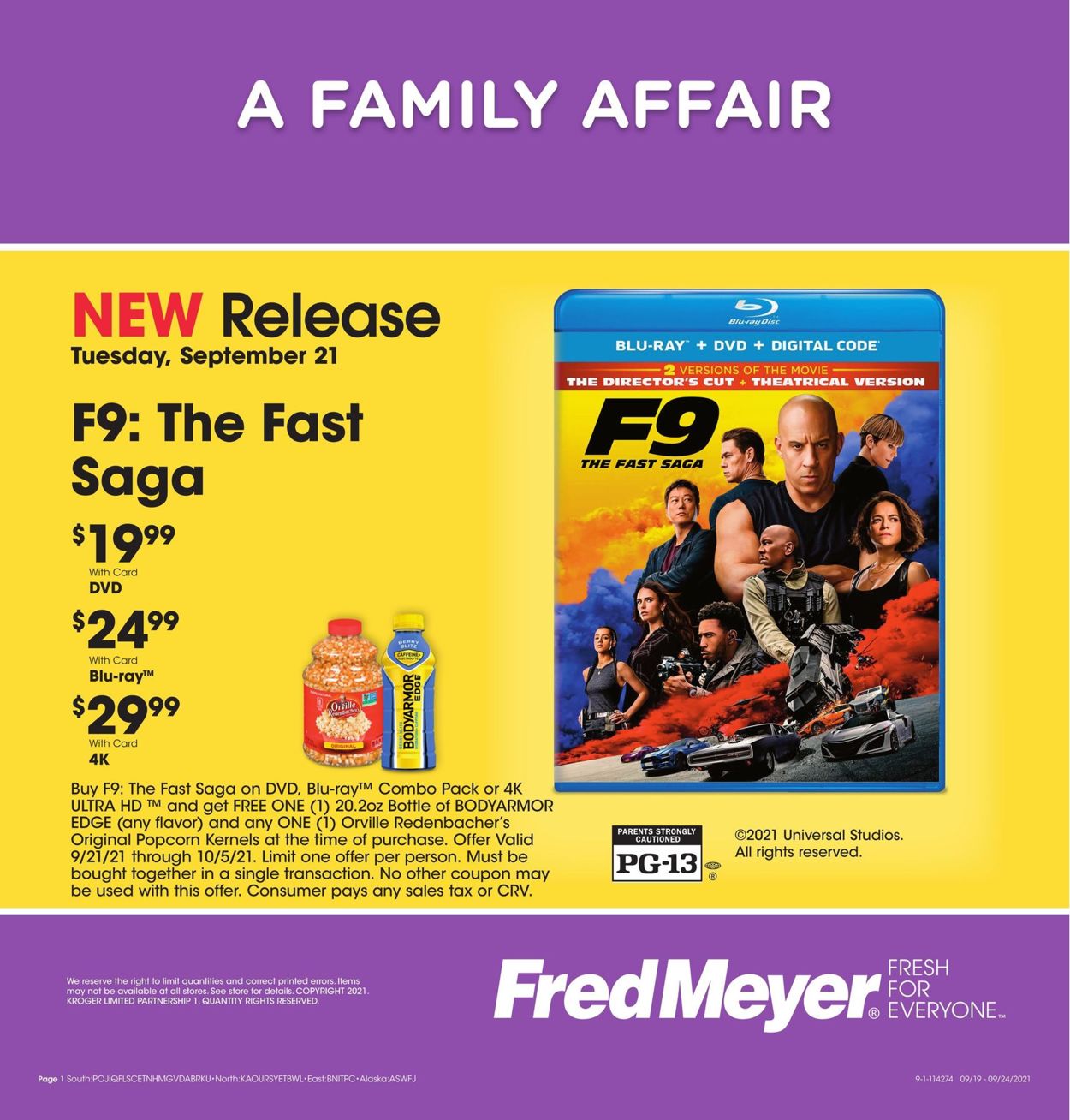 Catalogue Fred Meyer from 09/21/2021