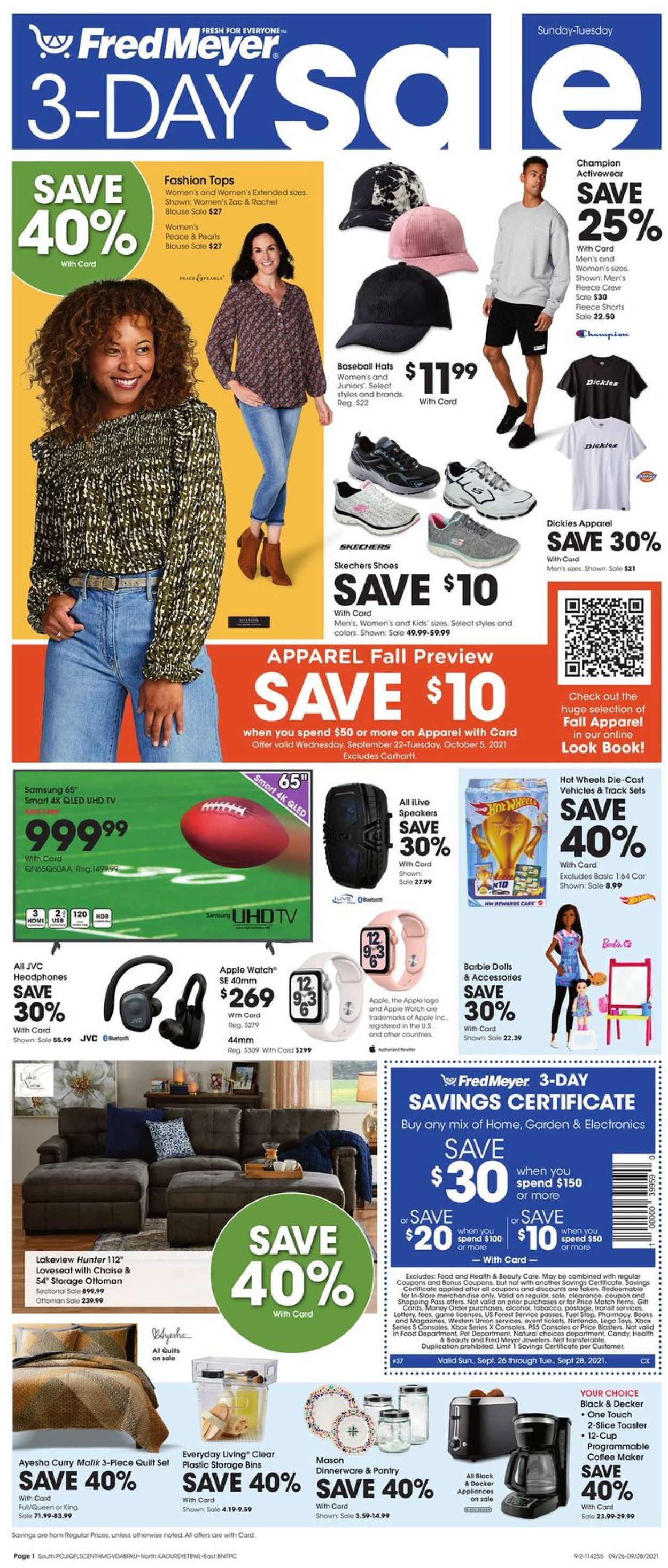 Catalogue Fred Meyer from 09/26/2021