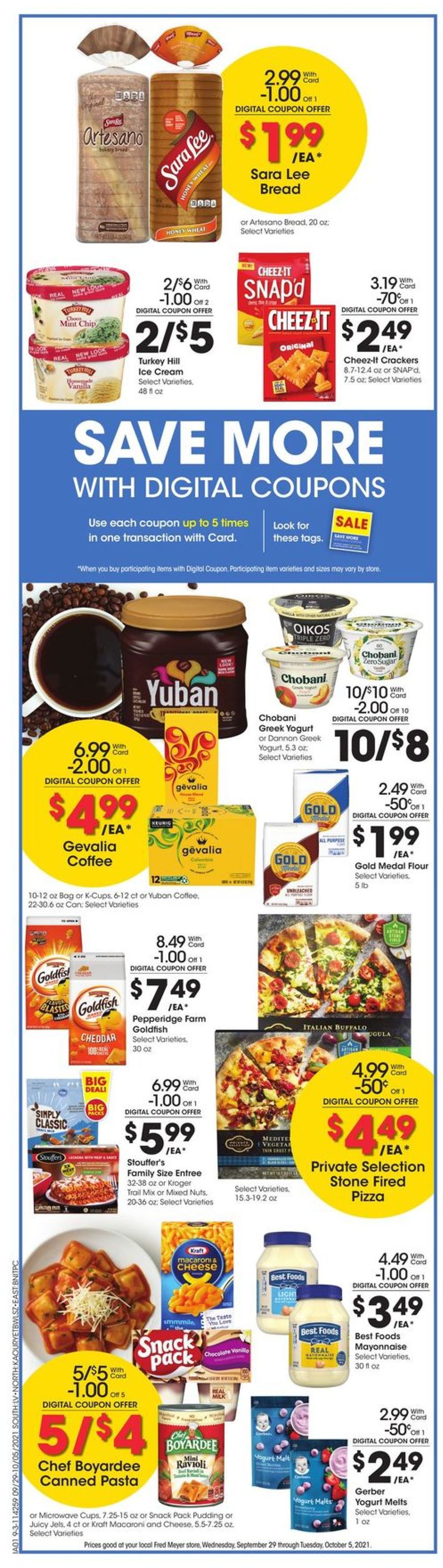 Catalogue Fred Meyer from 09/29/2021