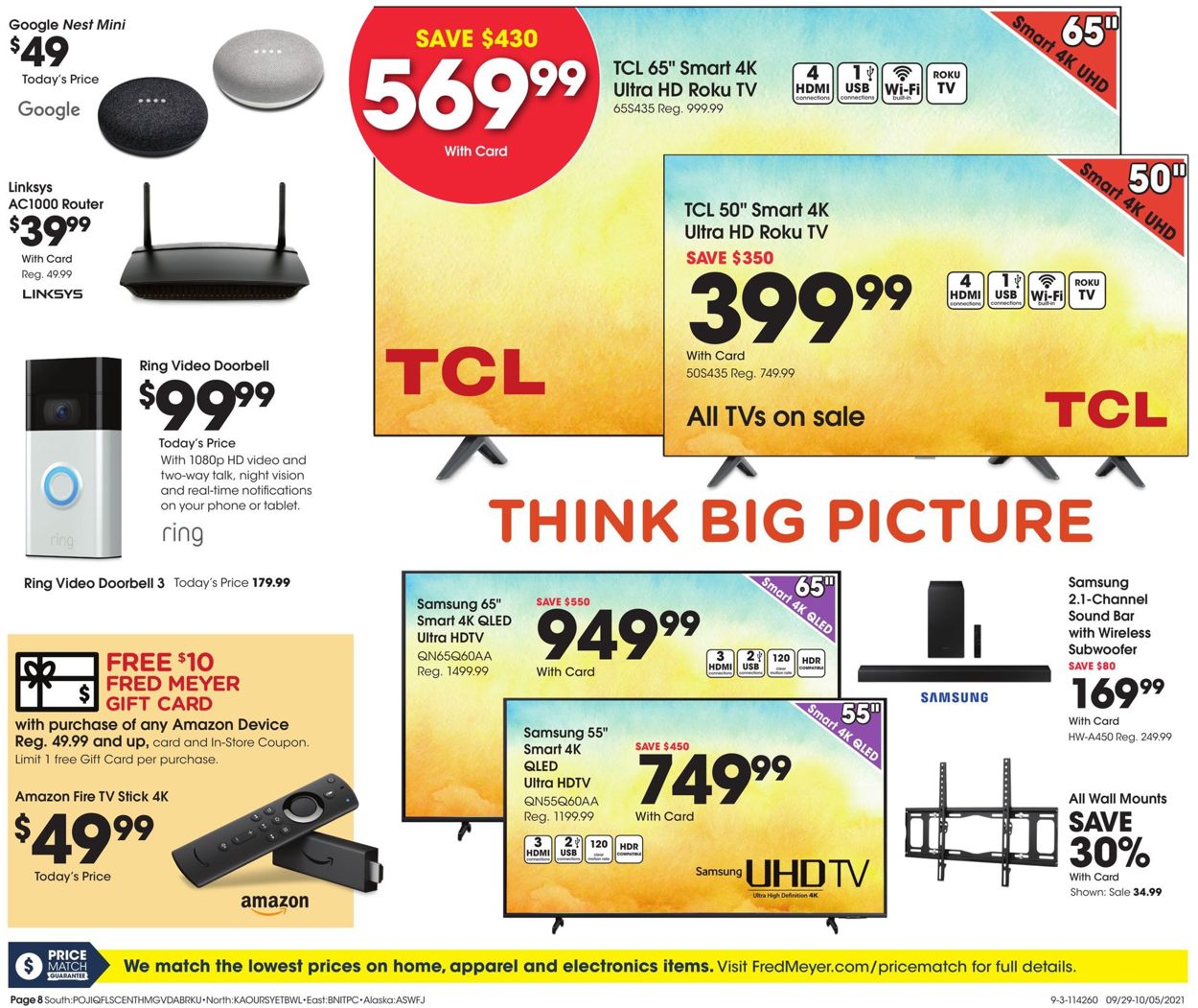 Catalogue Fred Meyer from 09/29/2021