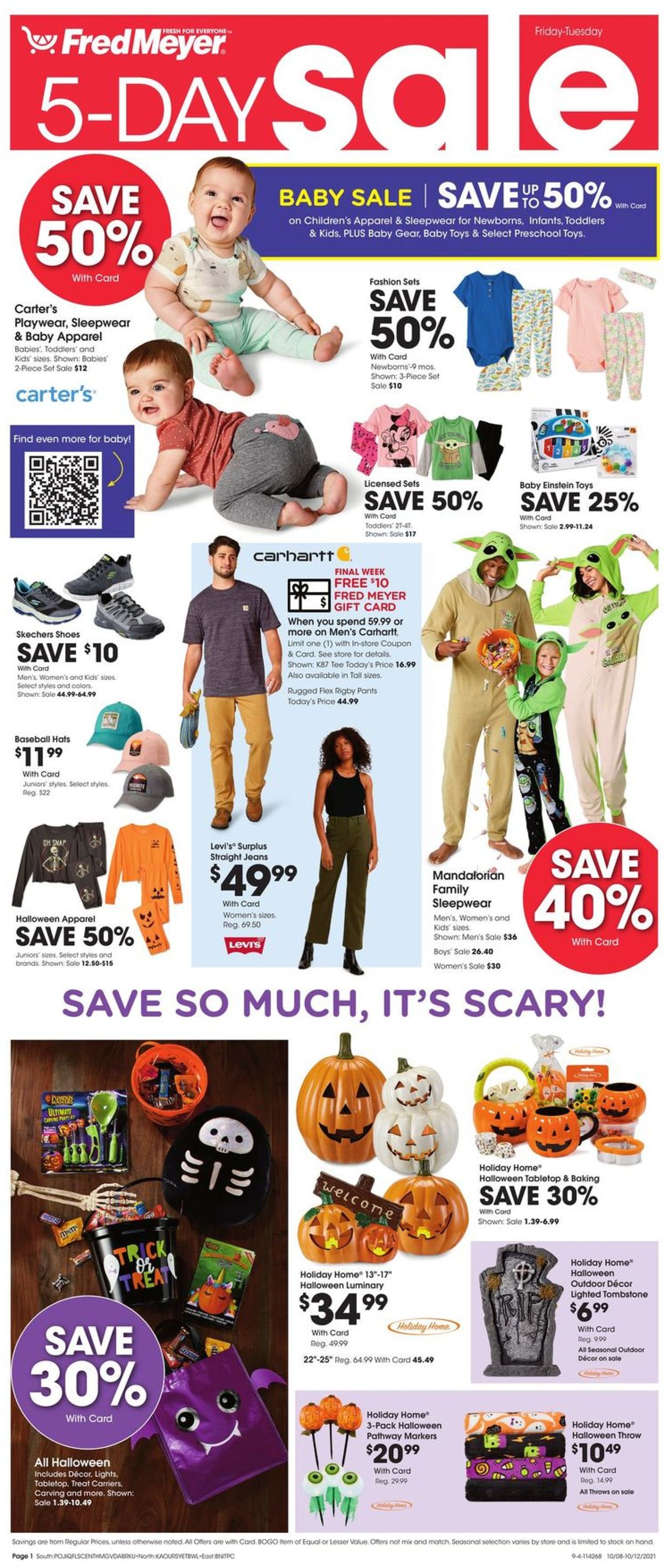 Catalogue Fred Meyer Halloween 2021 from 10/08/2021
