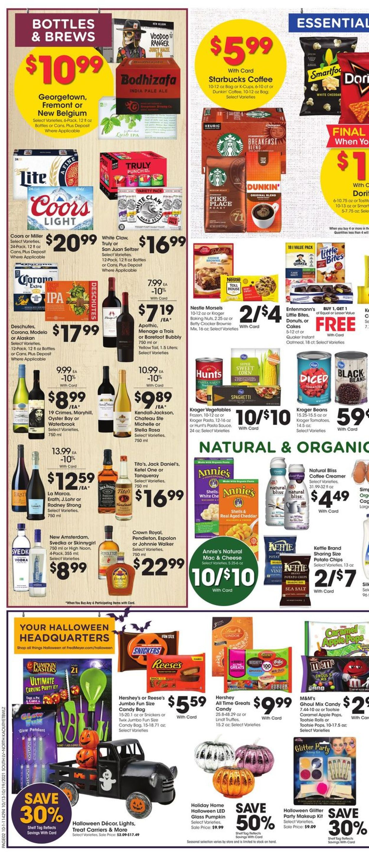 Catalogue Fred Meyer Halloween 2021 from 10/13/2021