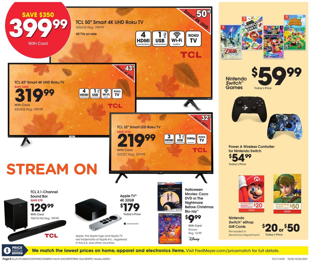 Catalogue Fred Meyer Halloween 2021 from 10/20/2021