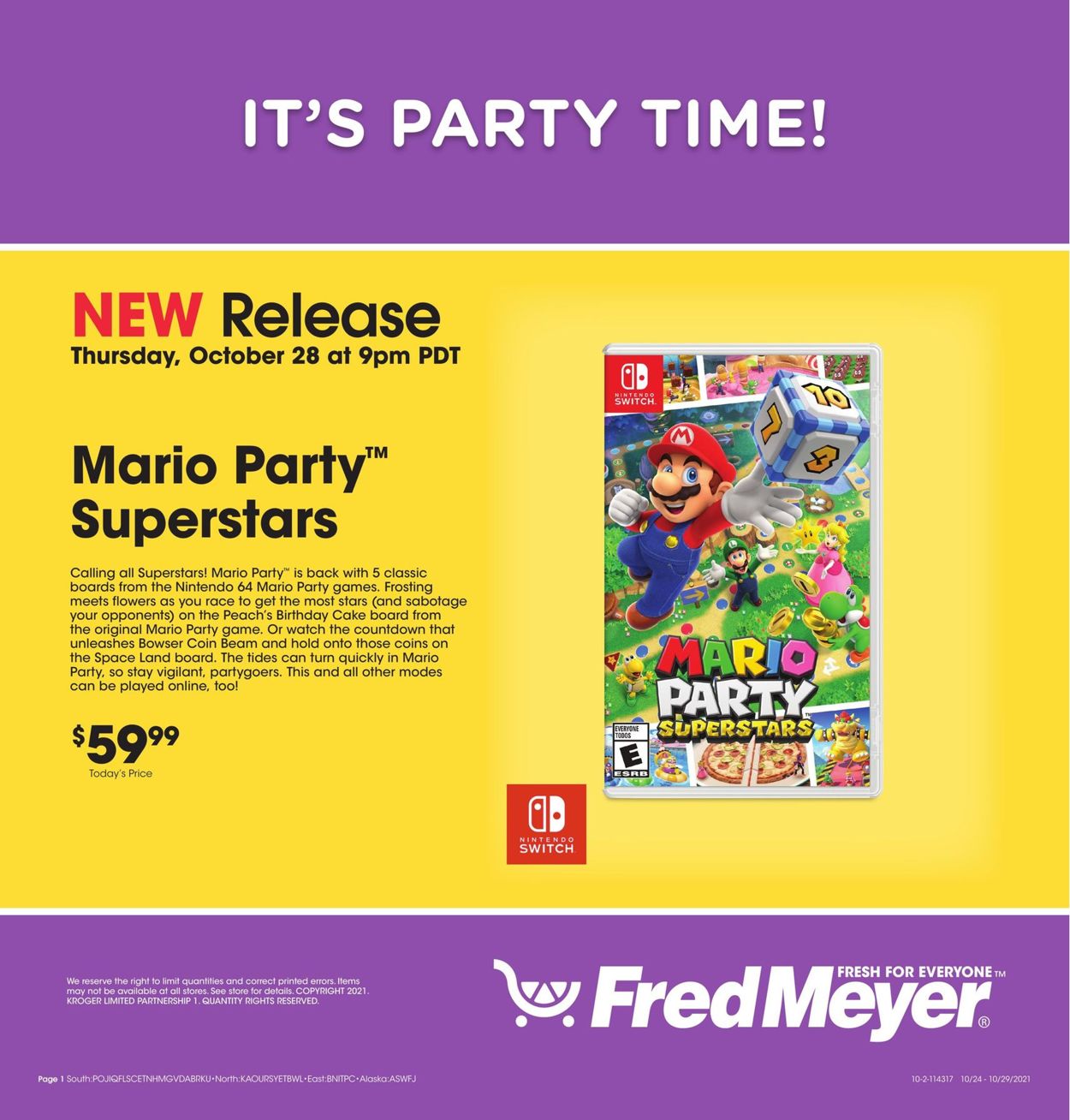 Catalogue Fred Meyer from 10/24/2021