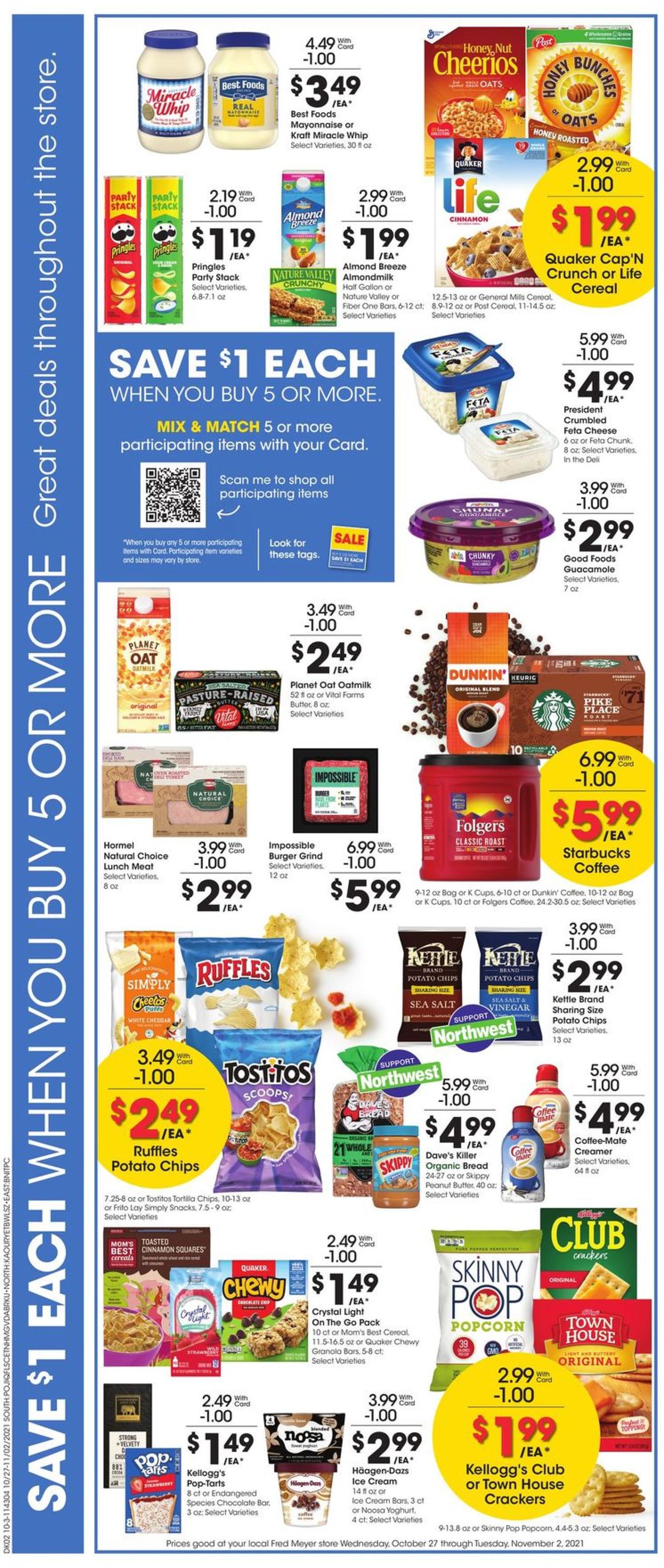 Catalogue Fred Meyer HALLOWEEN 2021 from 10/27/2021