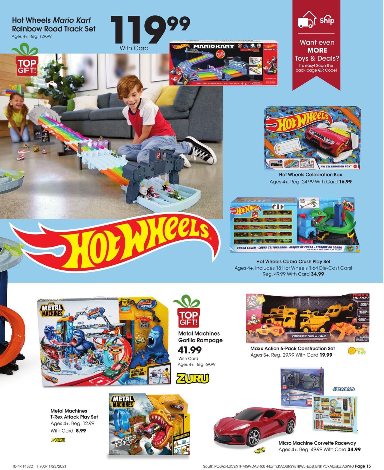 Catalogue Fred Meyer TOY BOOK from 11/03/2021