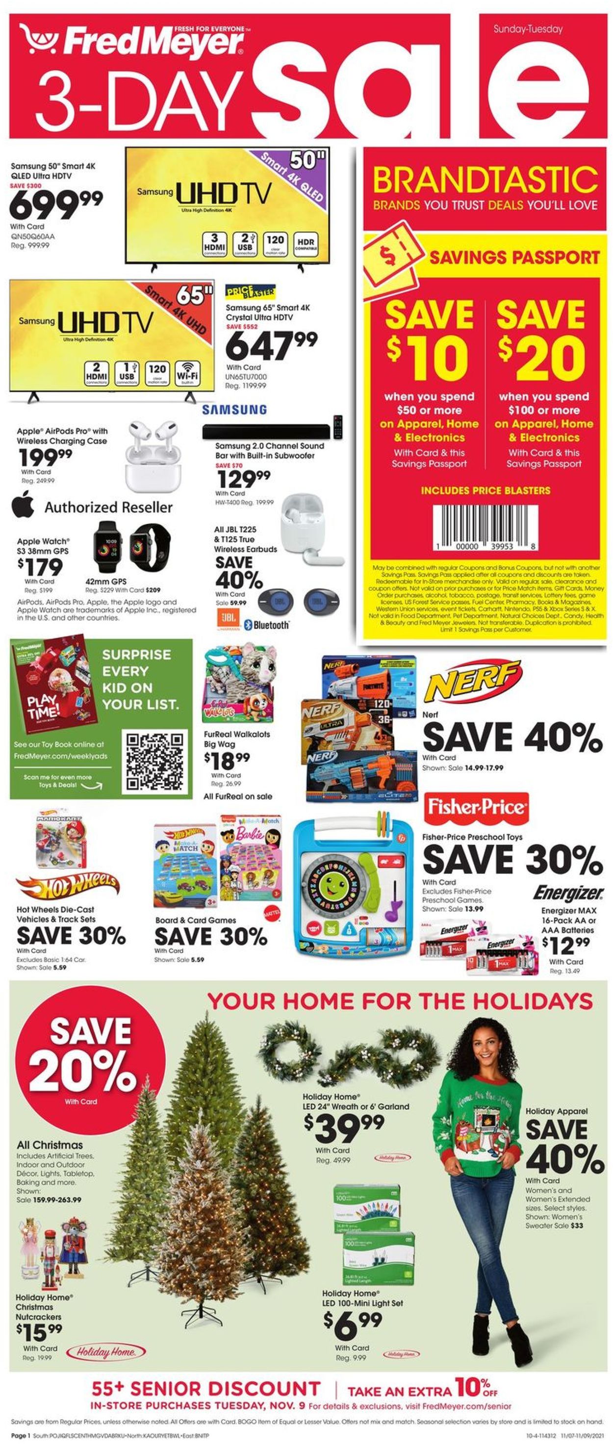 Catalogue Fred Meyer from 11/07/2021