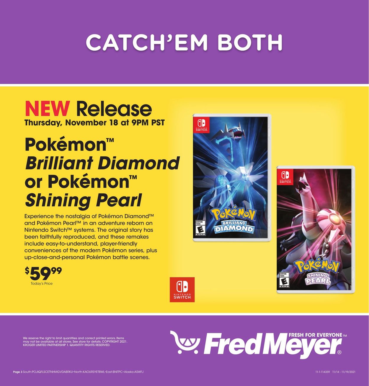 Catalogue Fred Meyer from 11/14/2021